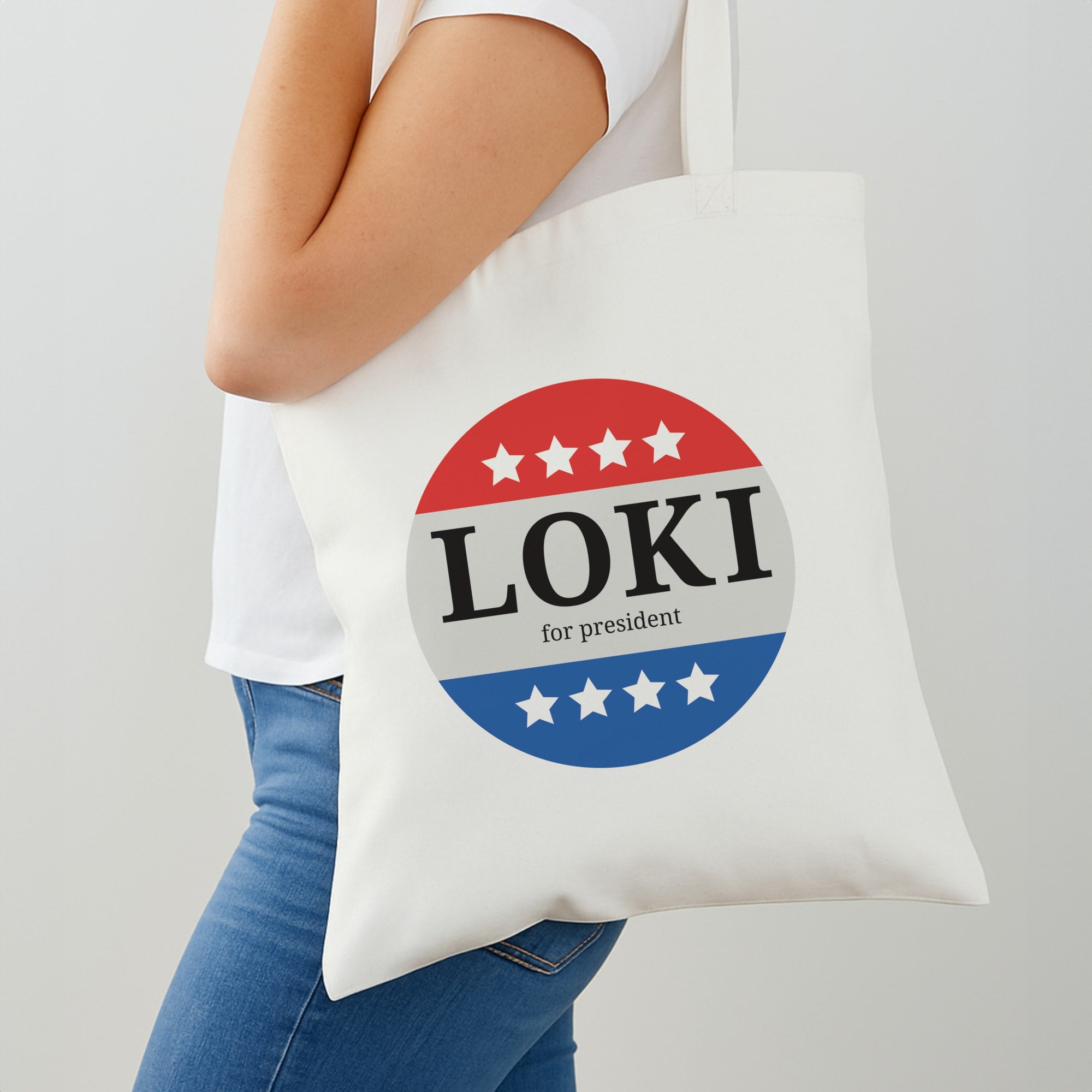 Loki For President Tote Bag