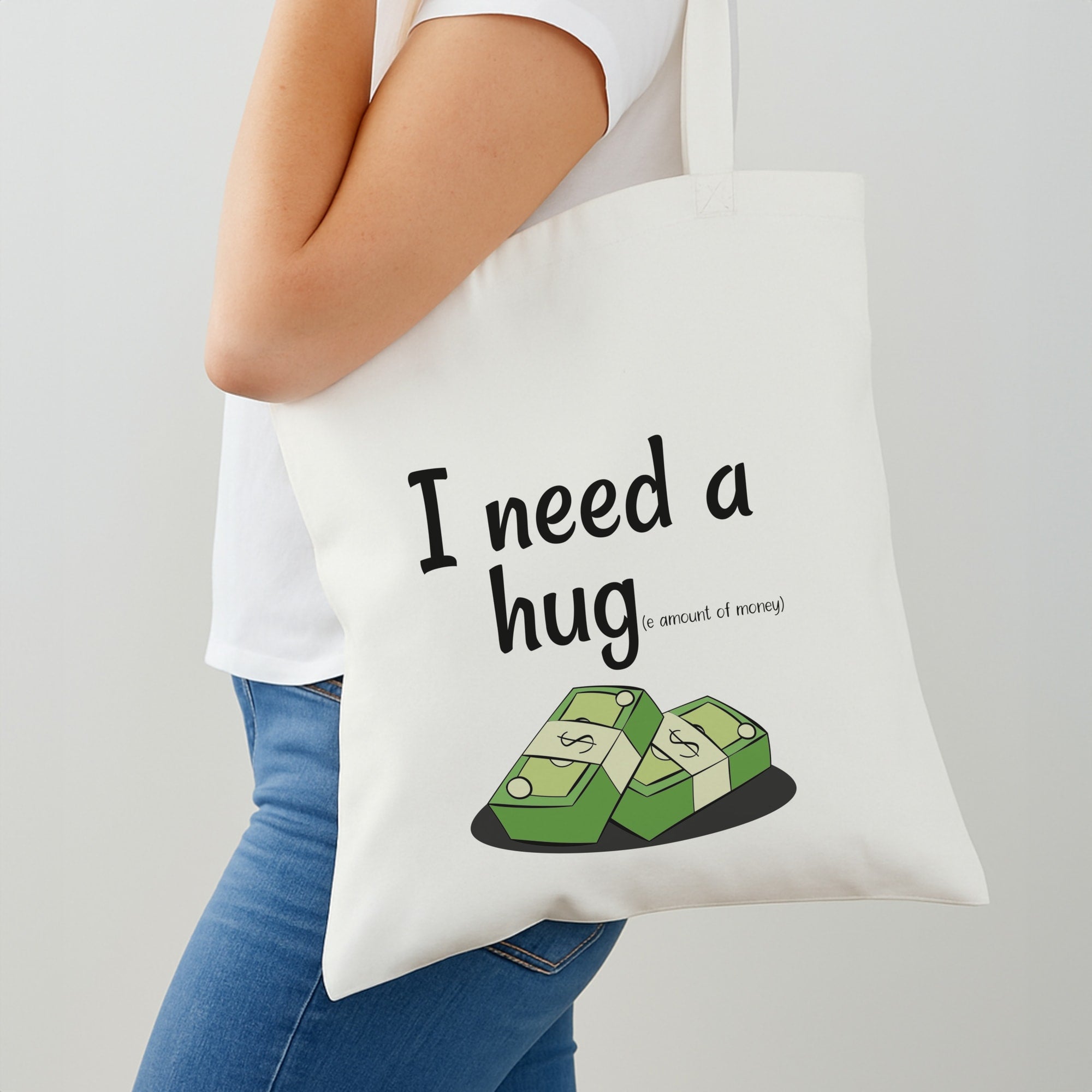 I Need A Hug - Funny Quotes Shoulder Bag