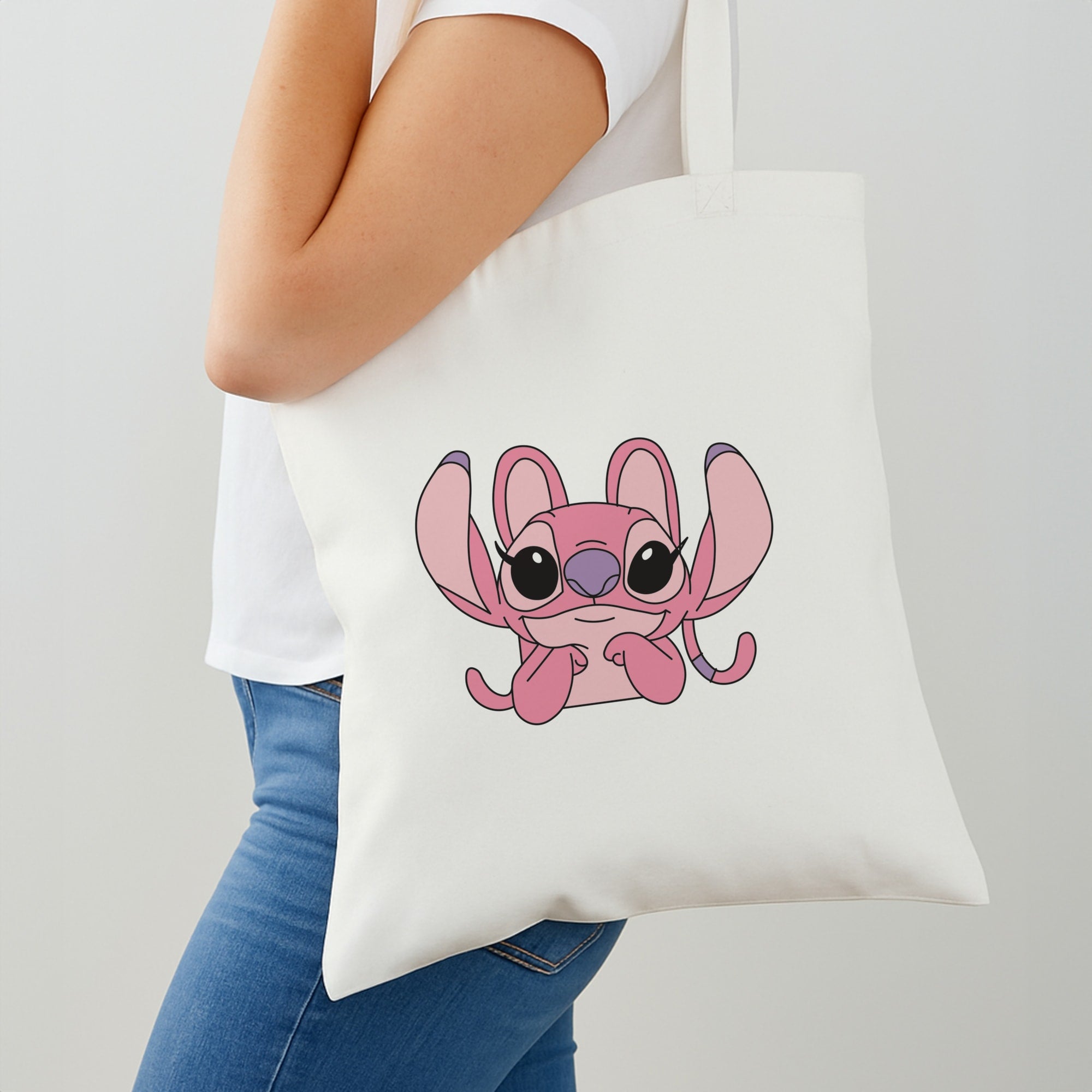 Gazing - Pink Alien Shoulder Bag