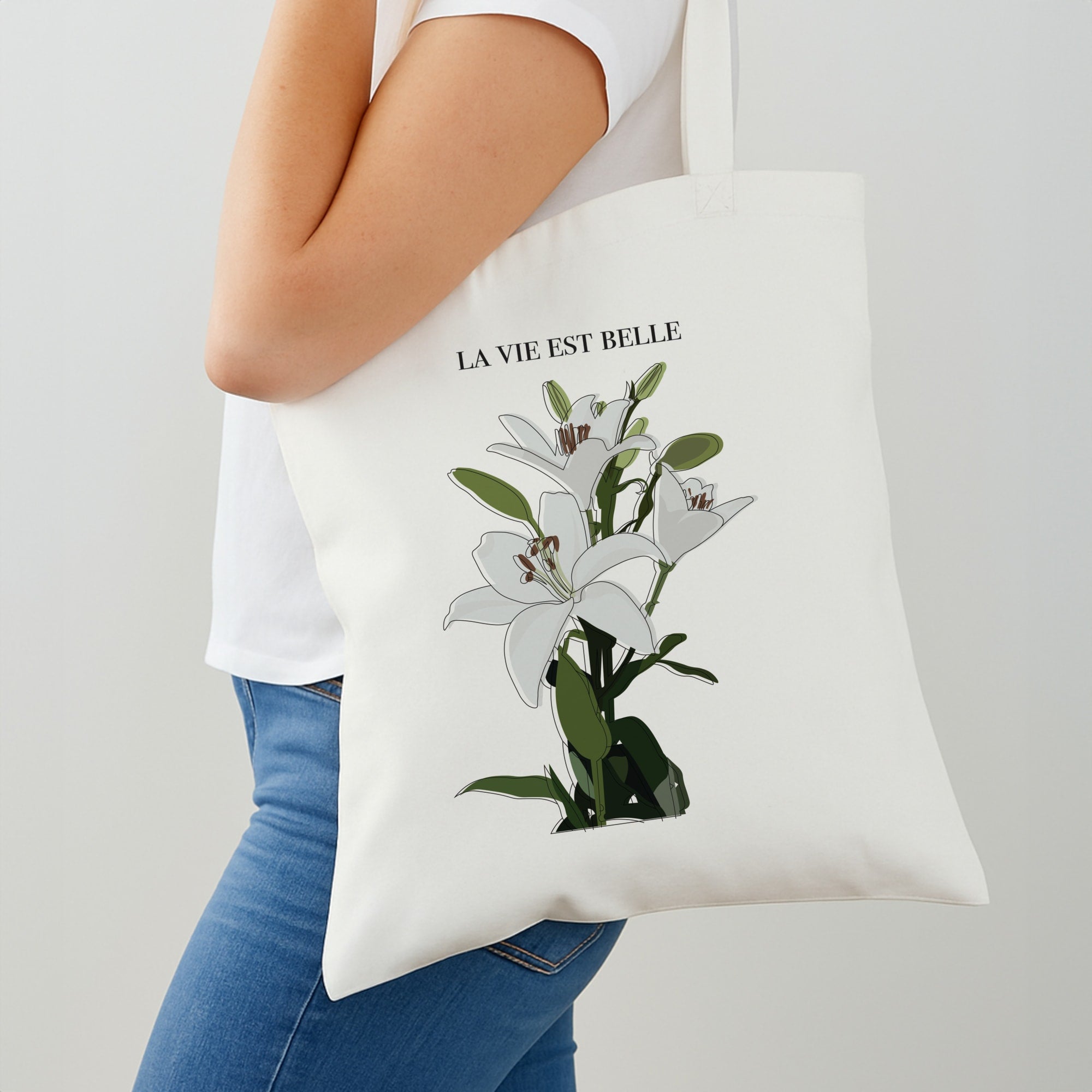 La Vie Est Belle - Clean Girl Aesthetic Shoulder Bag