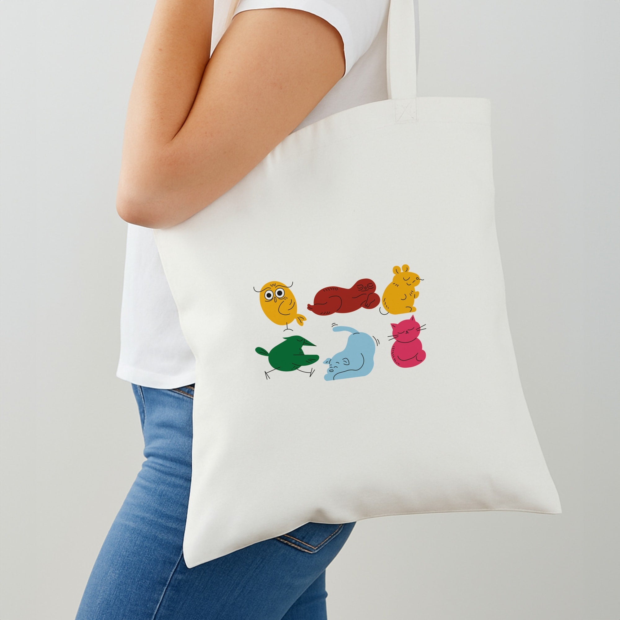 Animal Doodles - Emma Chamerlain Shoulder Bag