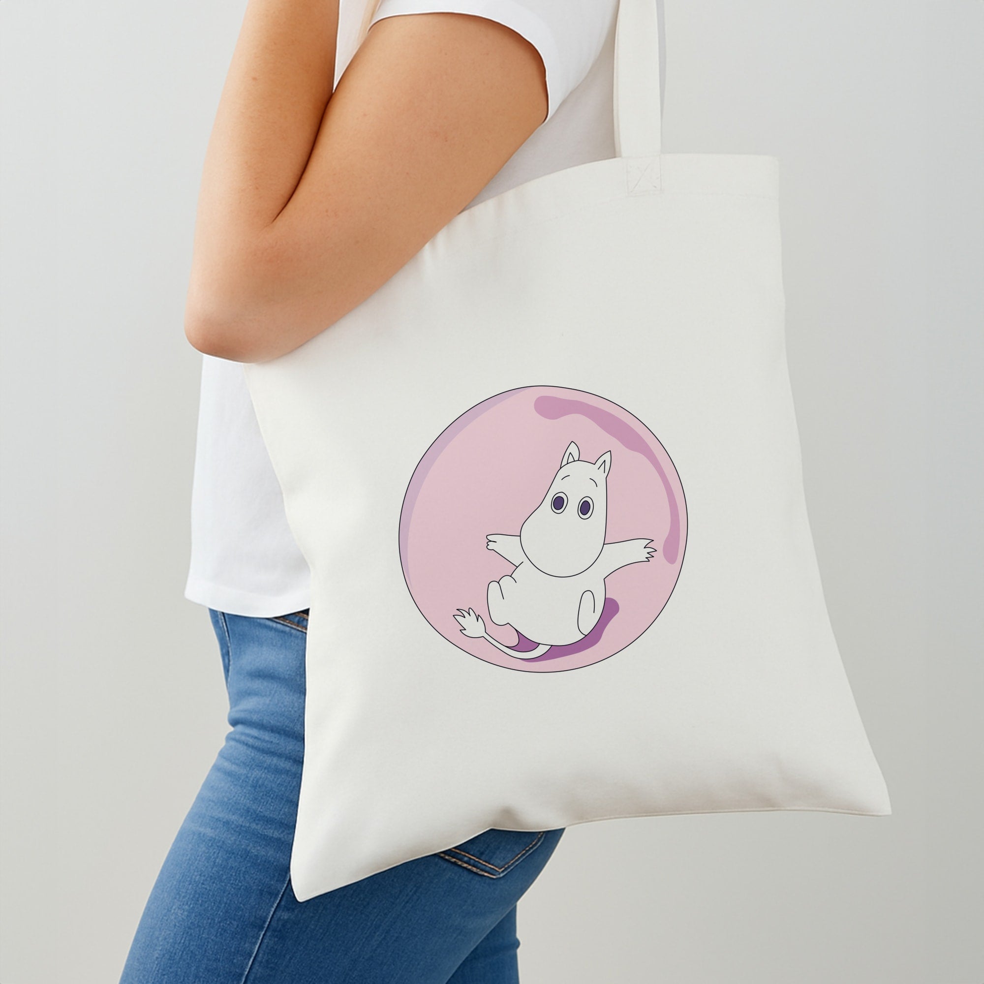 Moomin In A Pink Bubble Shoulder Bag
