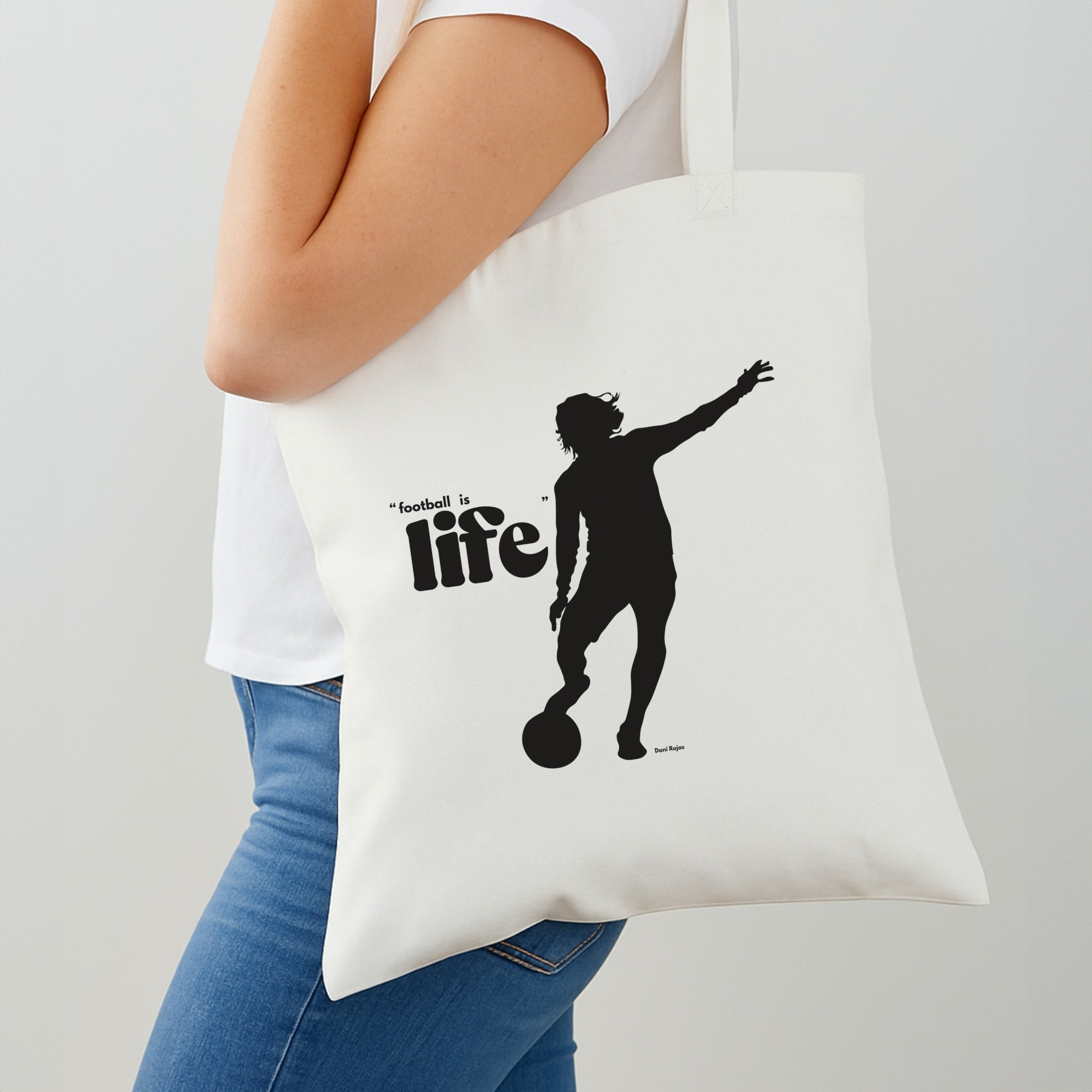 Football Is Life Tote Bag
