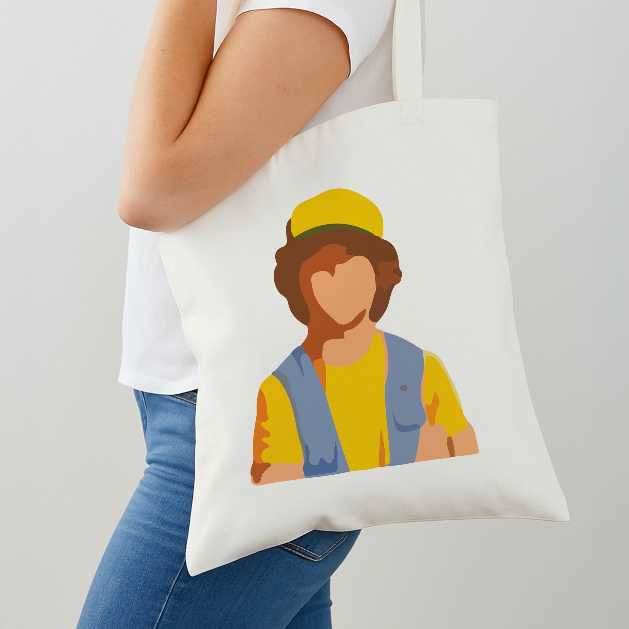 Faceless Dustin - Stranger Things Tote Bag