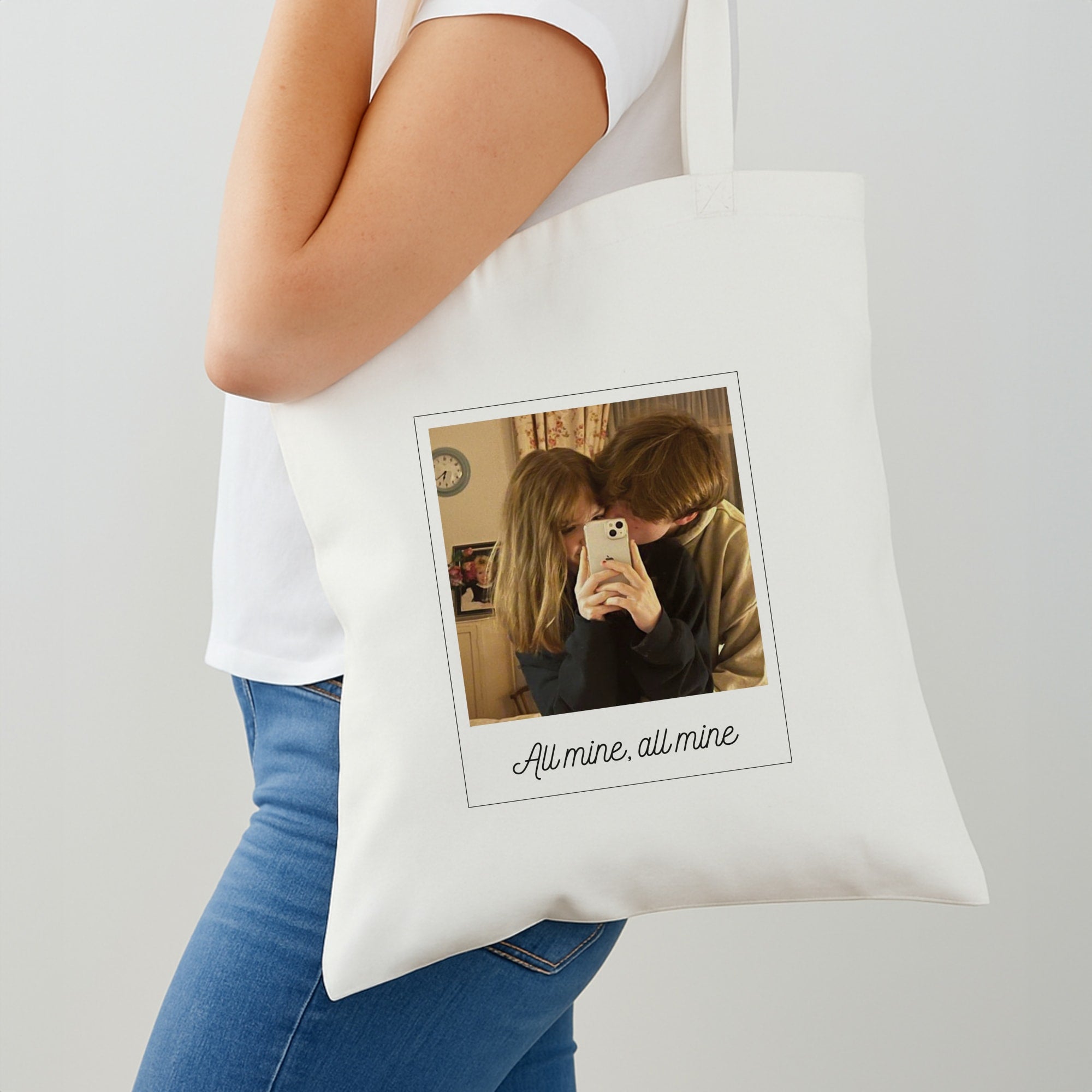 All Mine, All Mine - Personalised Couples Shoulder Bag