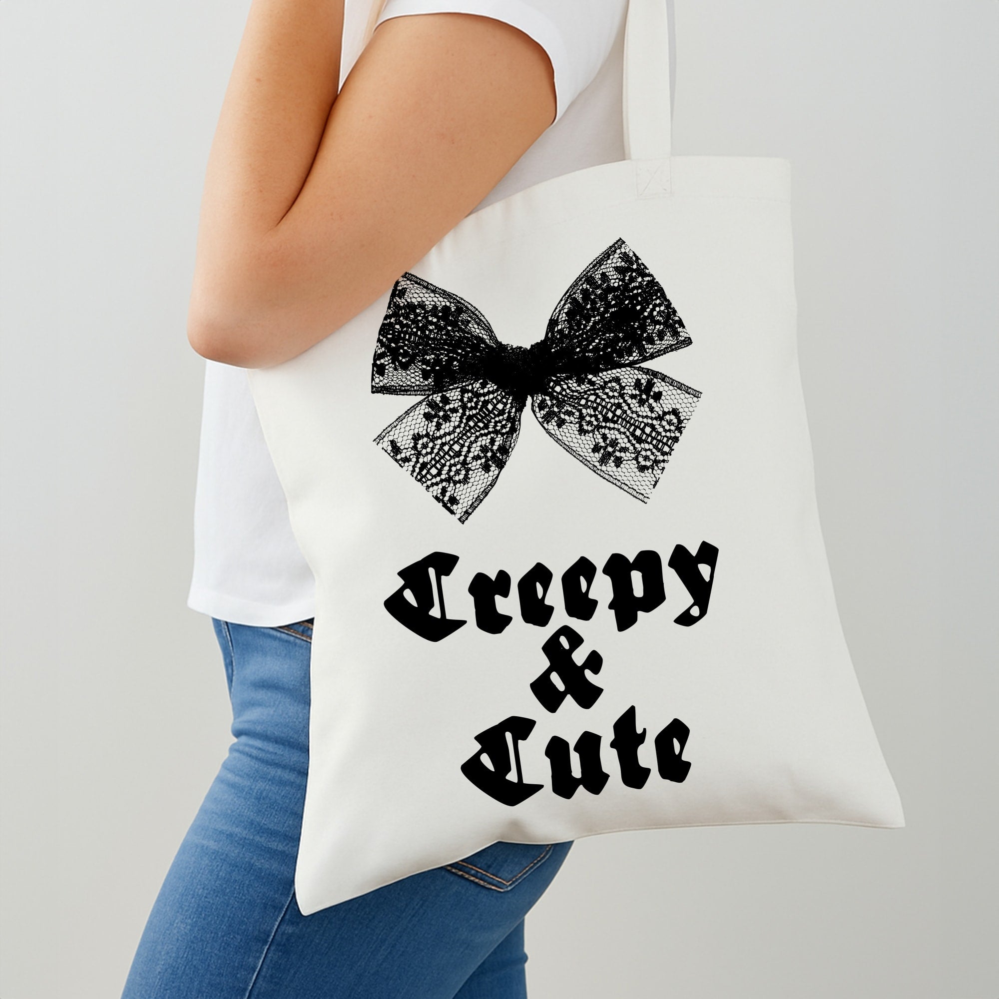 Creepy And Cute Coquette Shoulder Bag