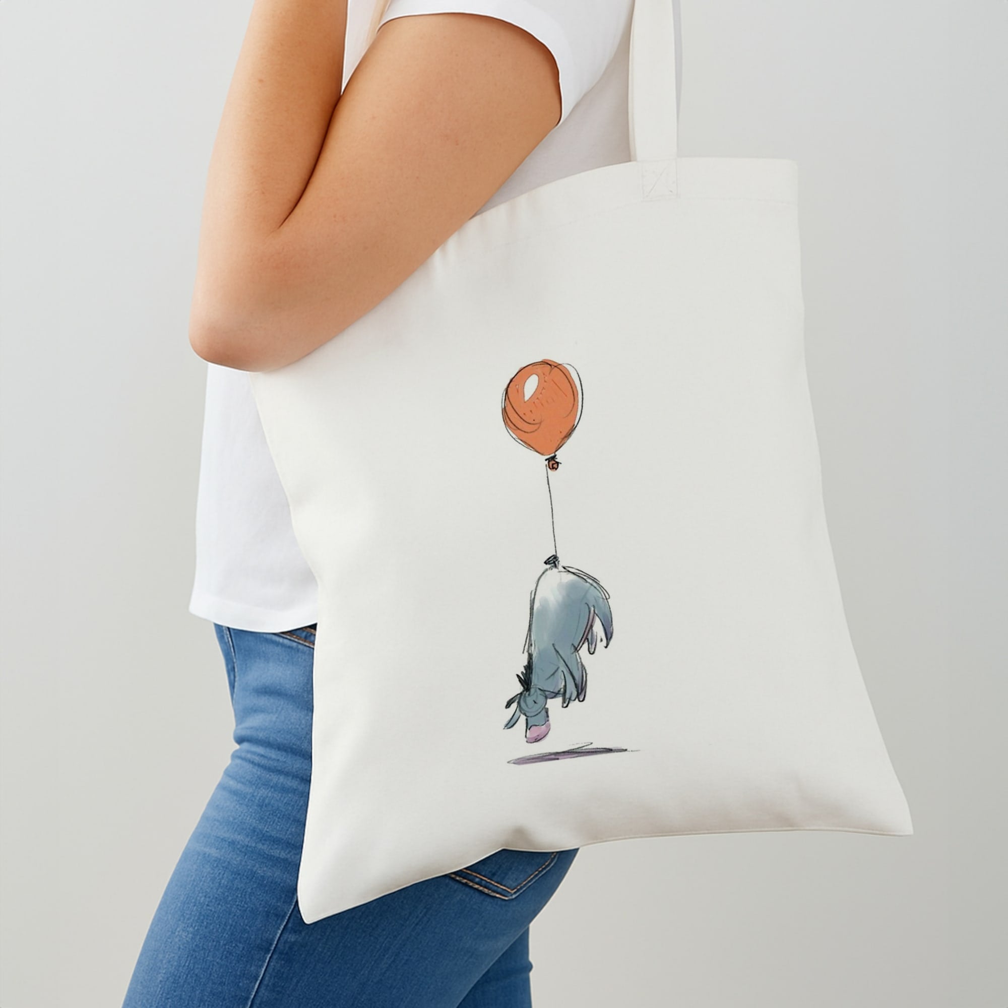 Donkey And His Balloon Shoulder Bag