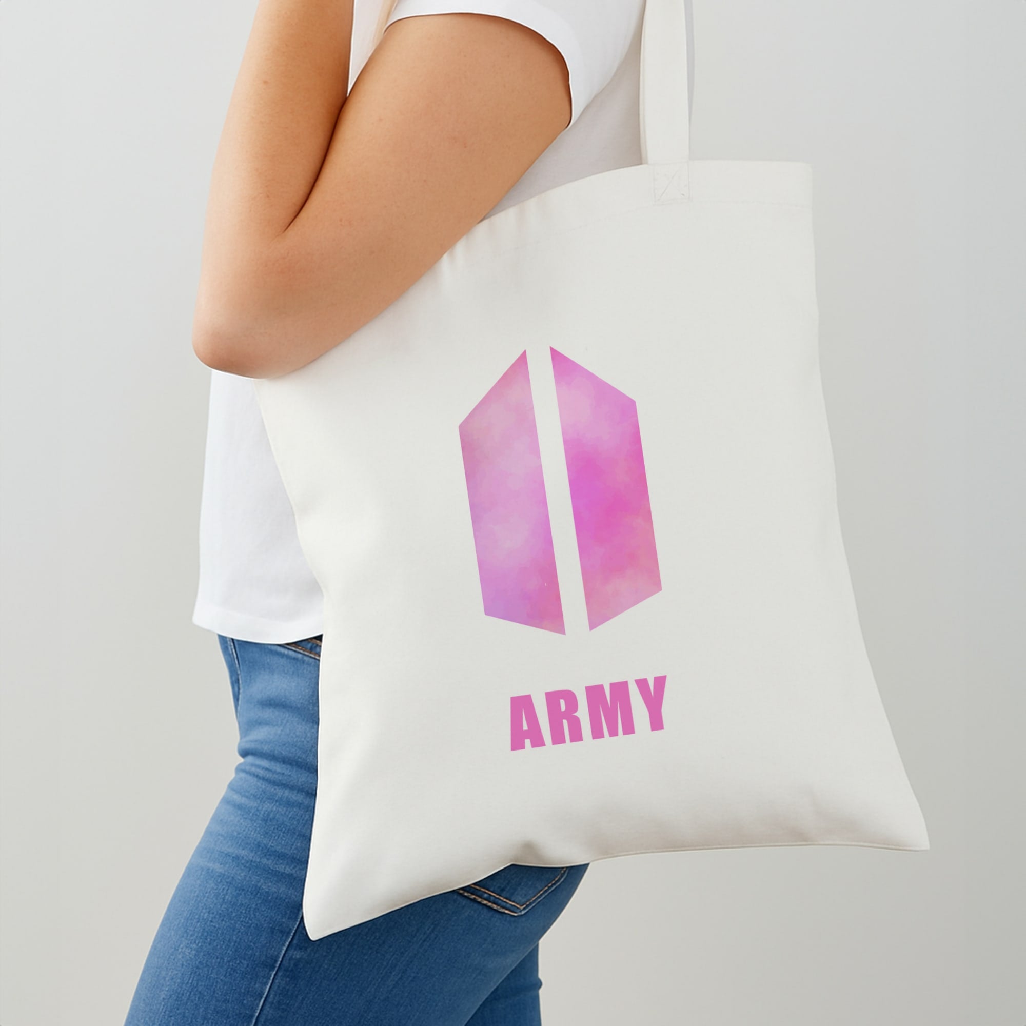 BTS Army Pink - K Pop Shoulder Bag