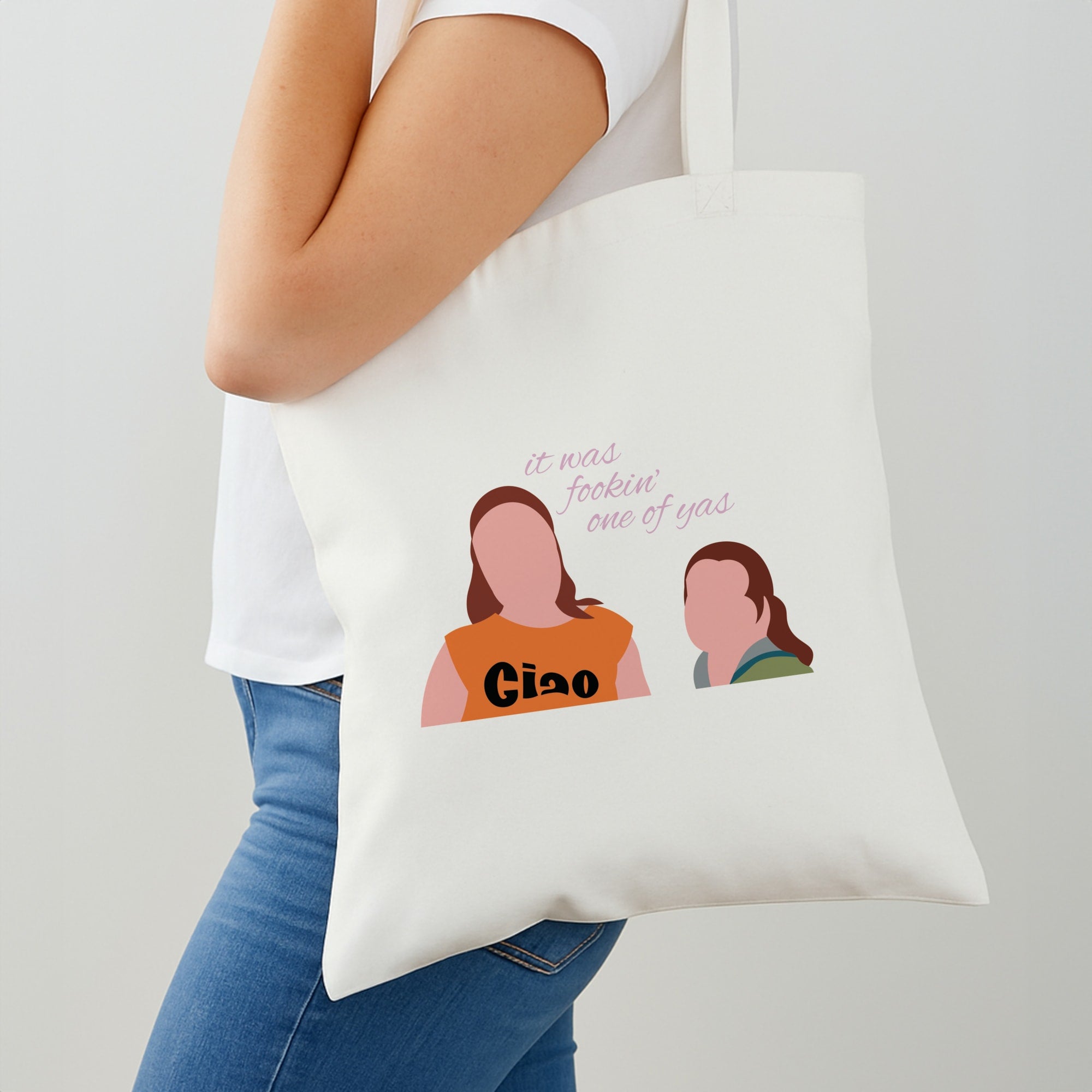 It Was Fookin' One Of Yas - British Pop Culture Tote Bag