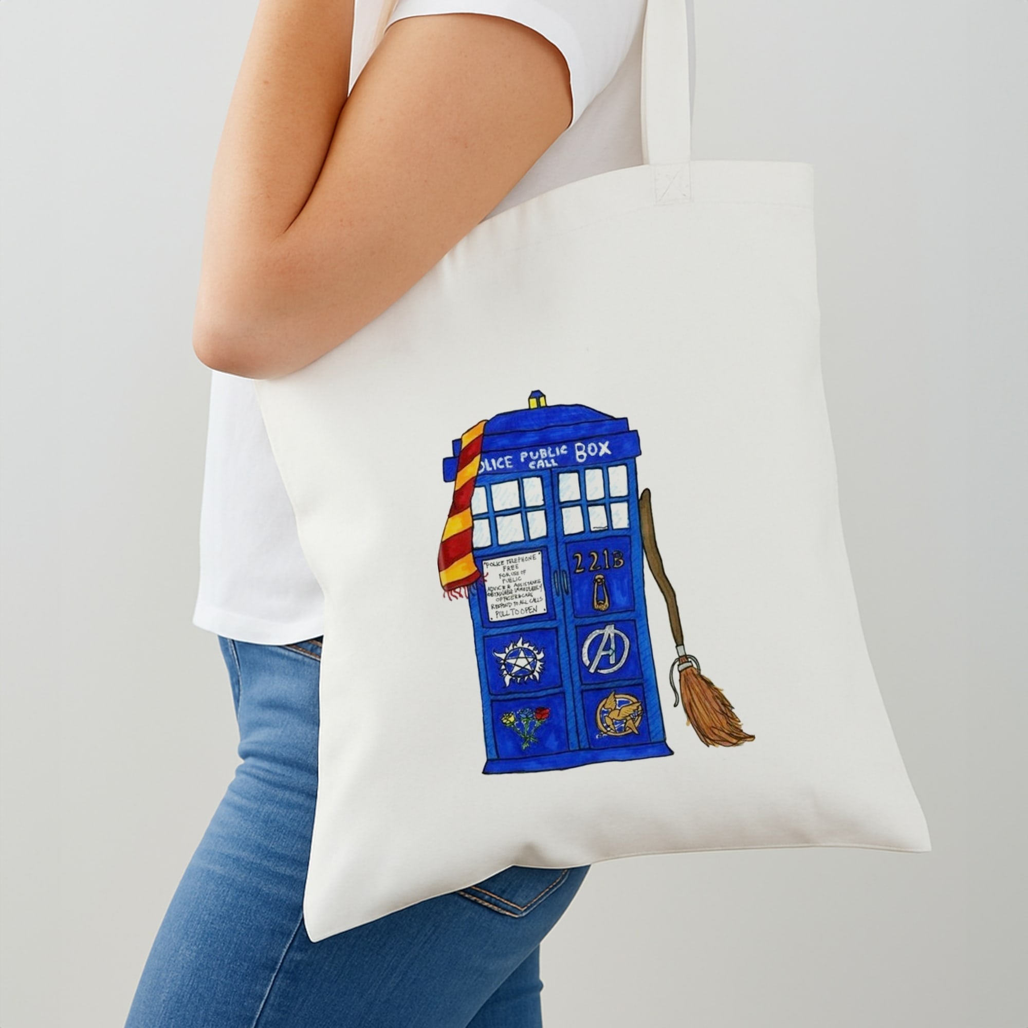 Multifandom Cartoon Shoulder Bag