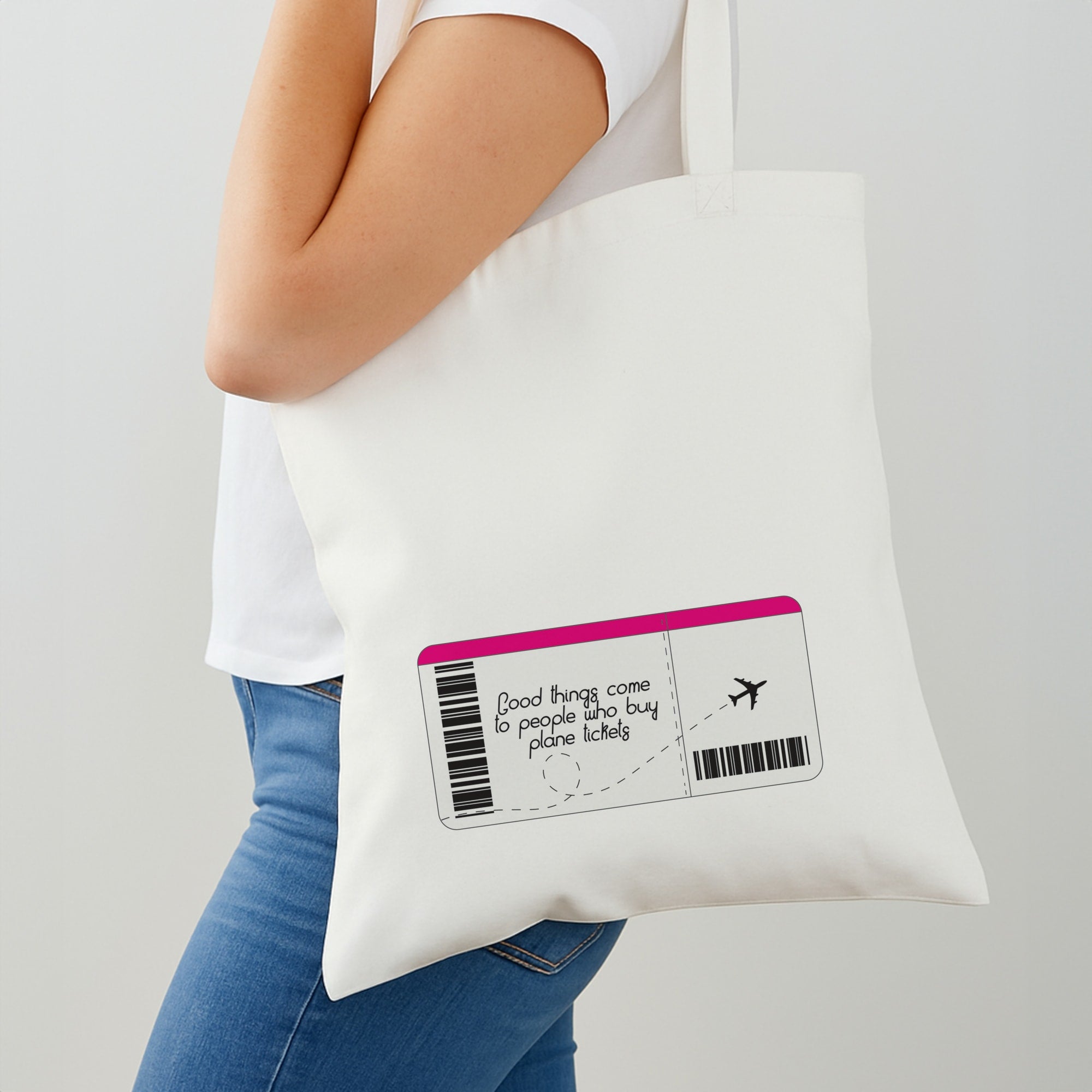 Buy Plane Tickets - Travel Shoulder Bag