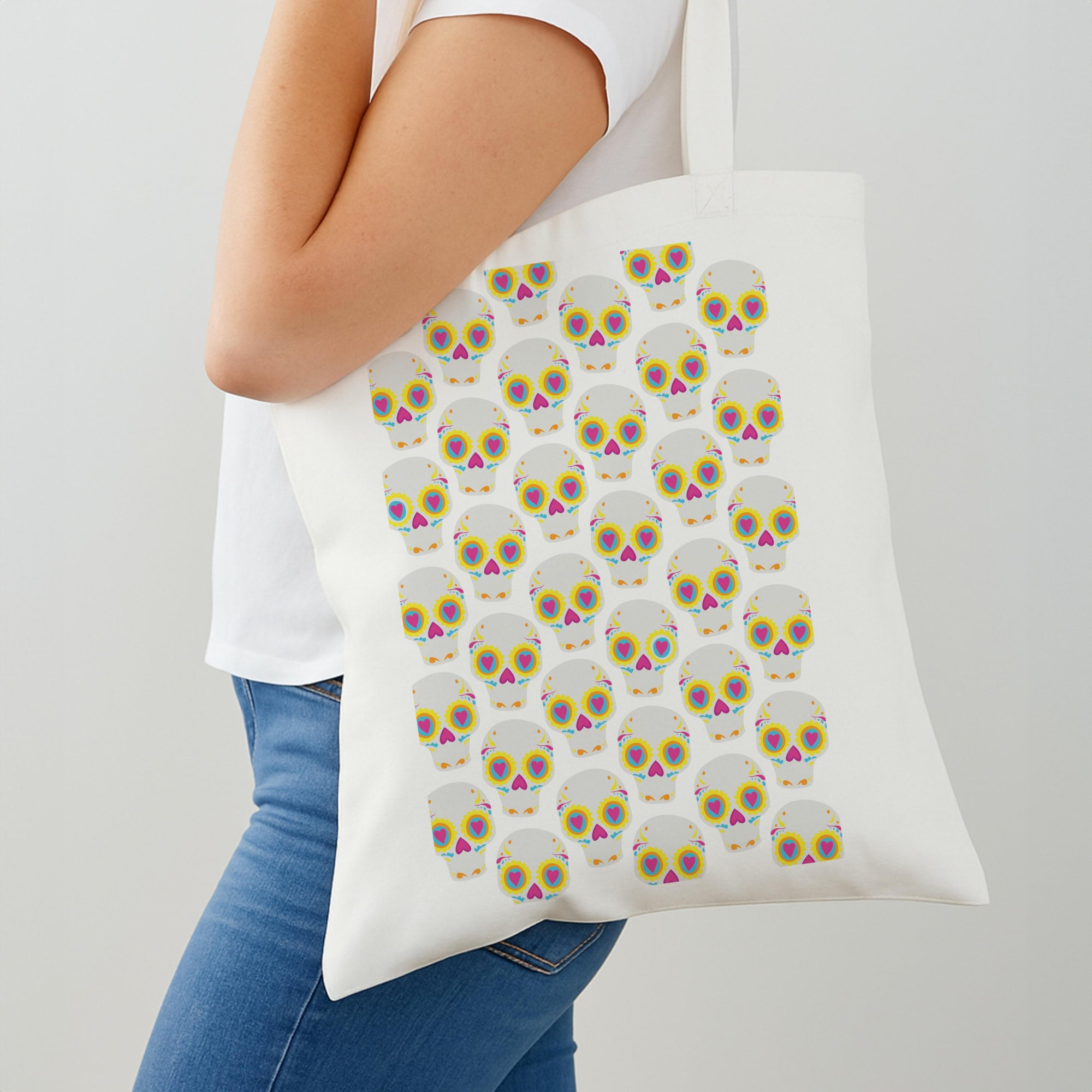 Skull Pattern - Halloween Shoulder Bag