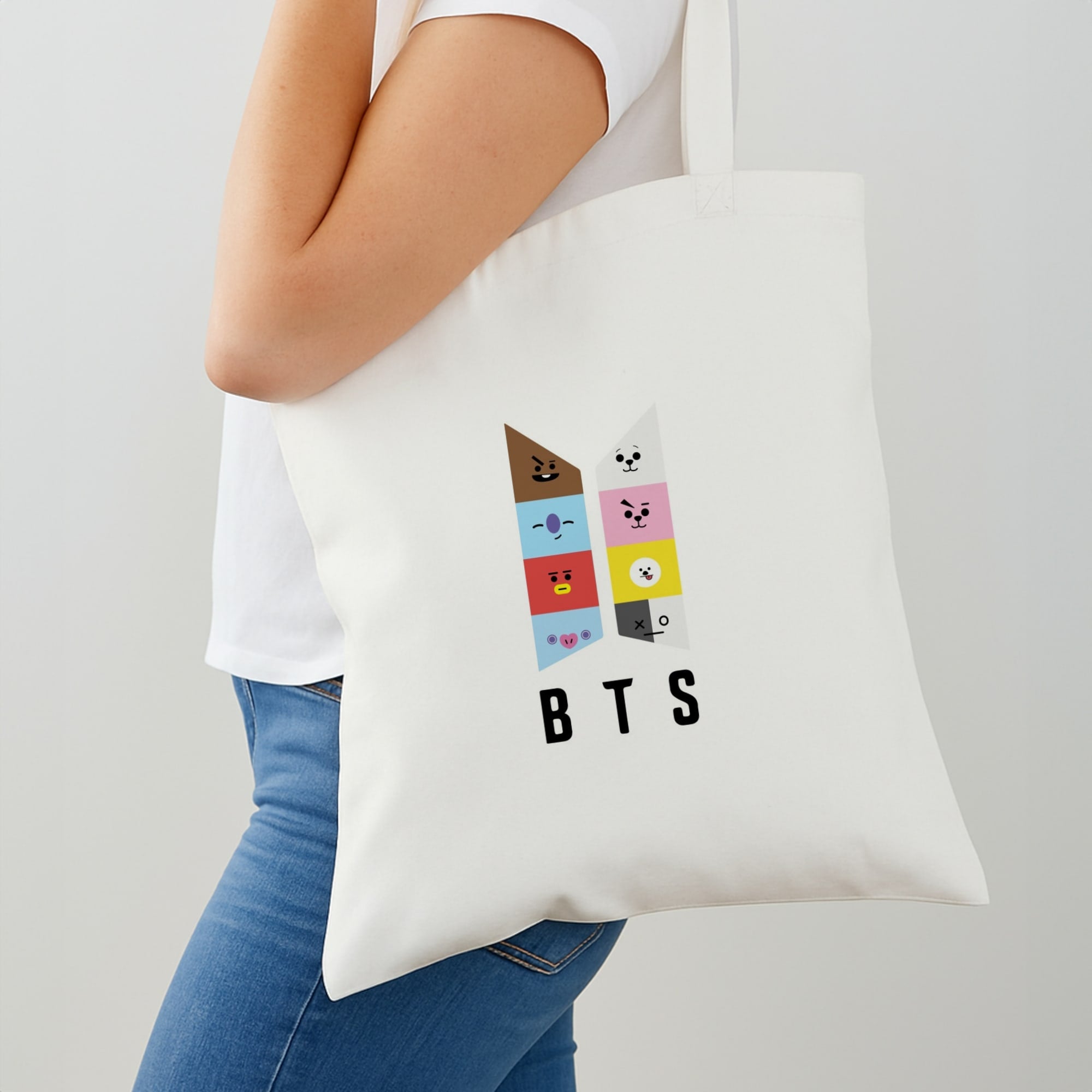 BT21 K-Pop Band Logo Shoulder Bag