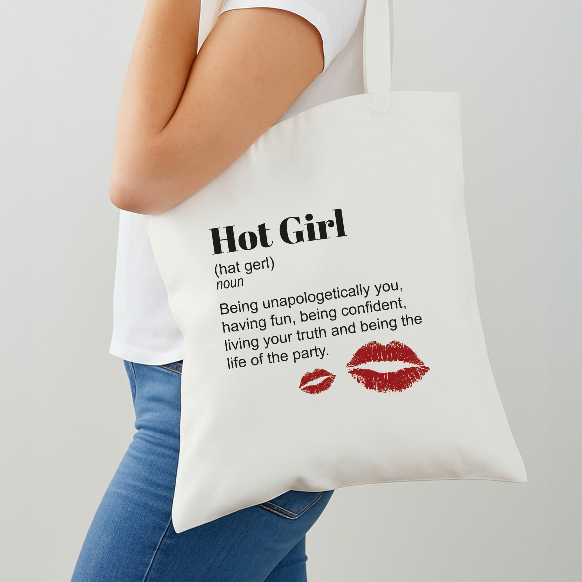 Hot Girl Dictionary Definition Shoulder Bag