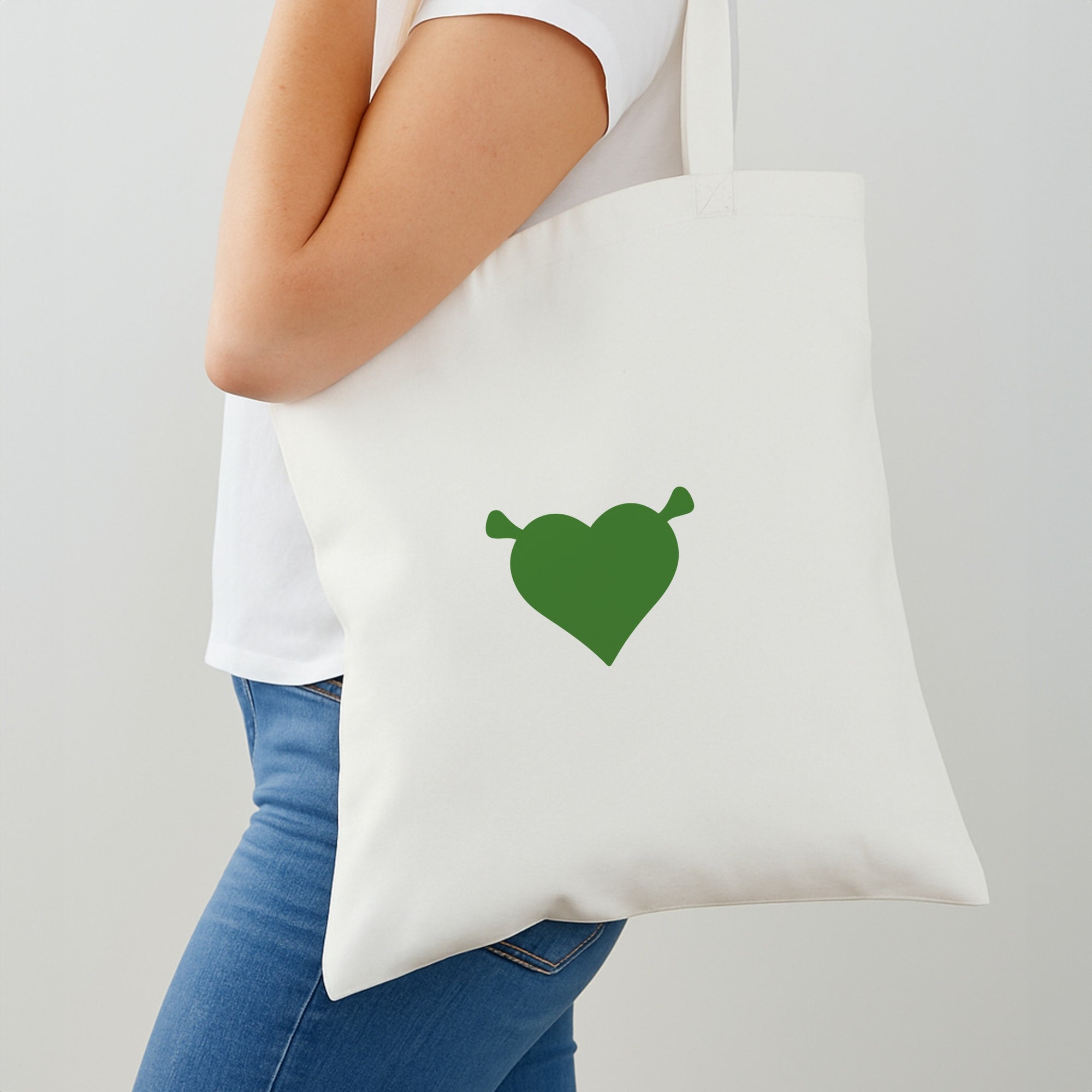 Green Ogre Heart Shoulder Bag