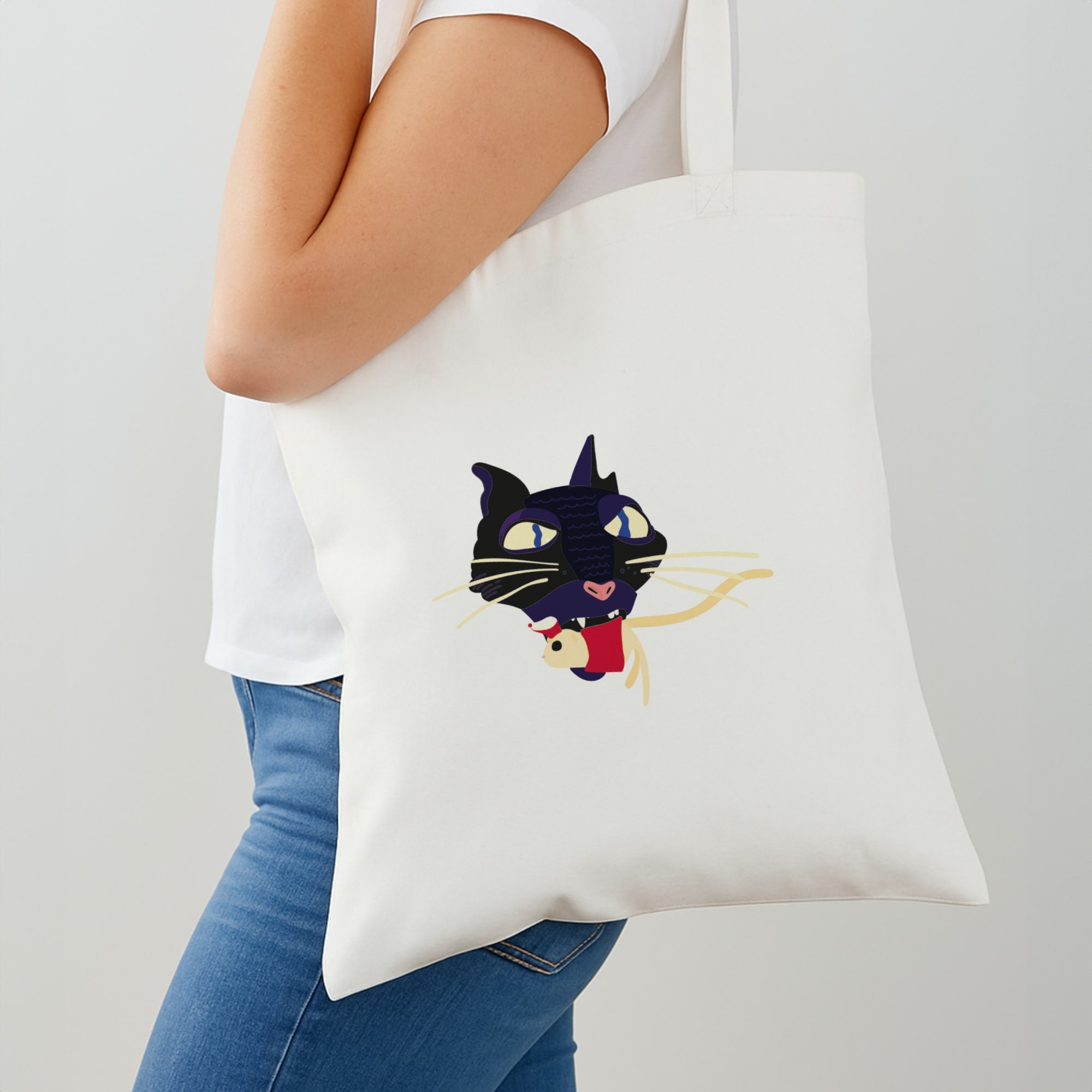 Mouse Eating Shoulder Bag