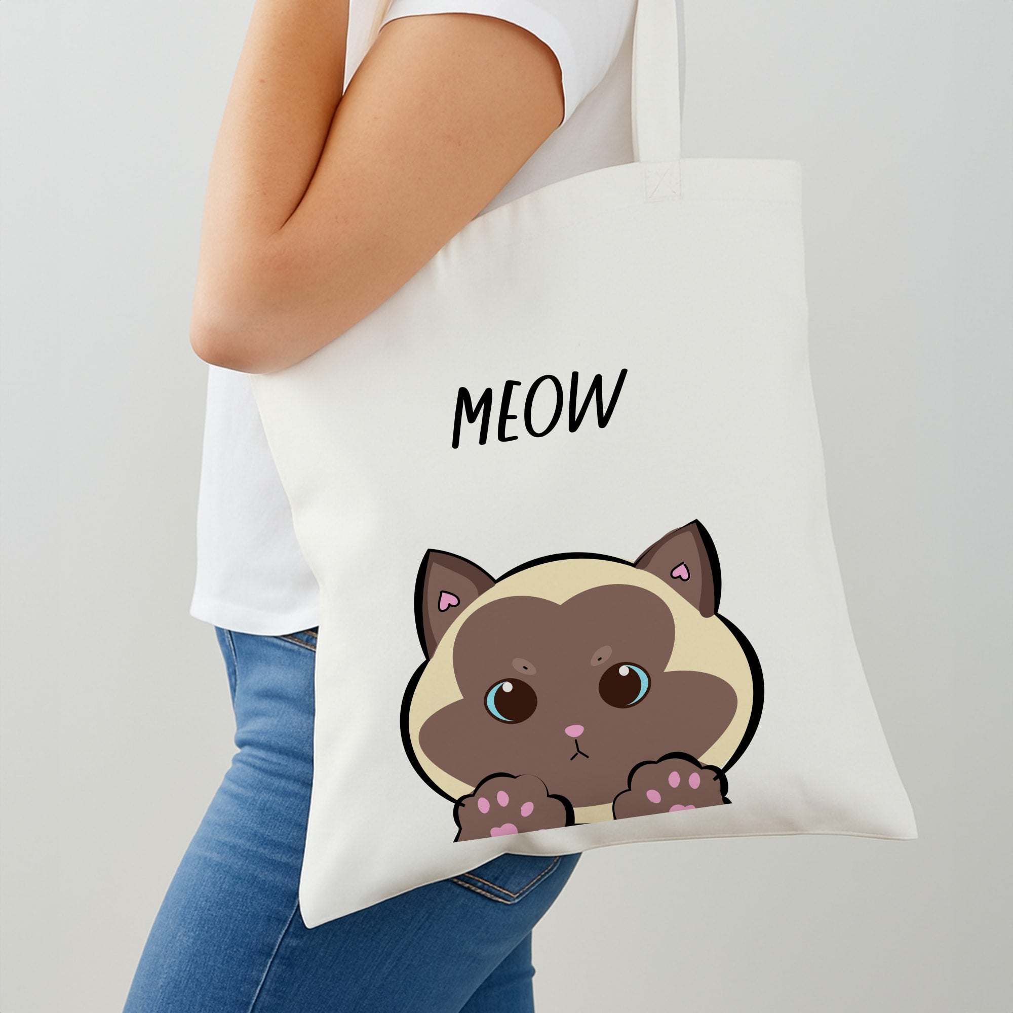 Meow Green - Cats Shoulder Bag