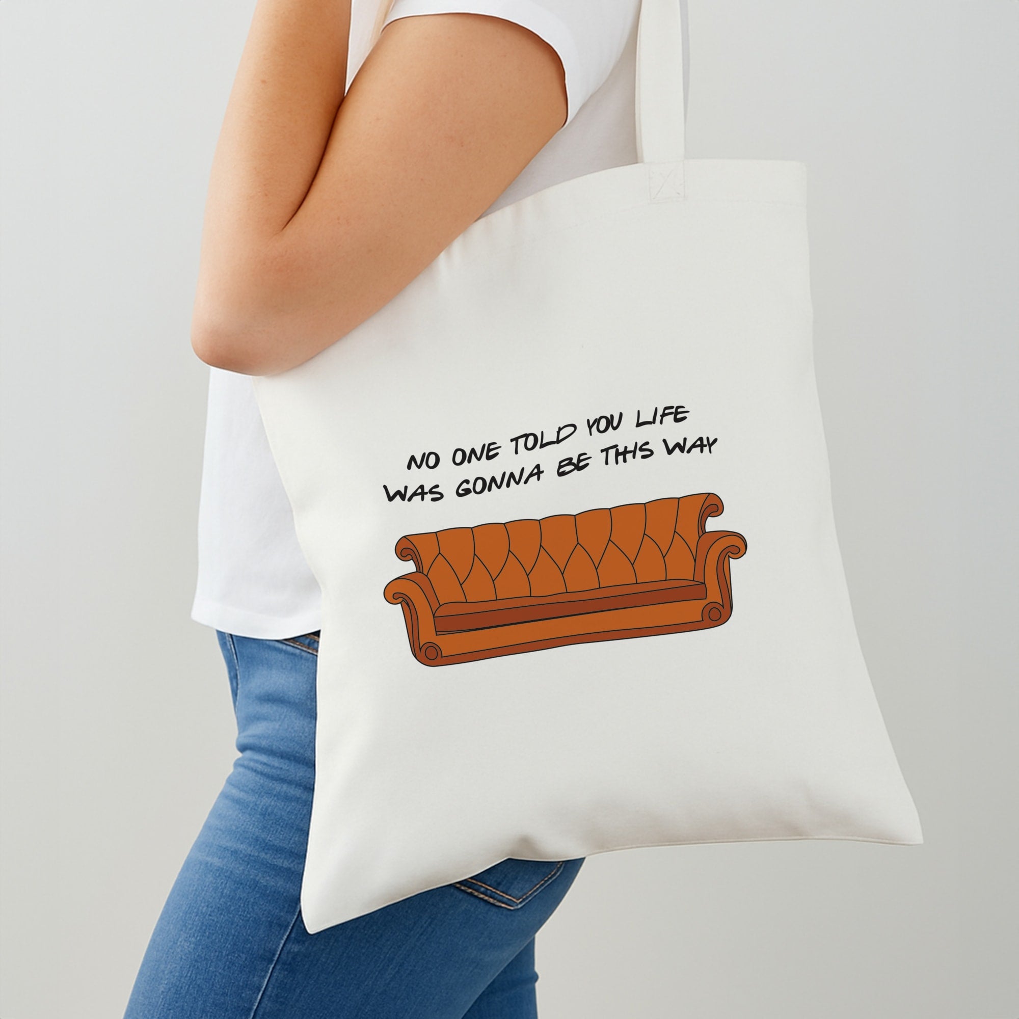 No One Told You Pattern Shoulder Bag