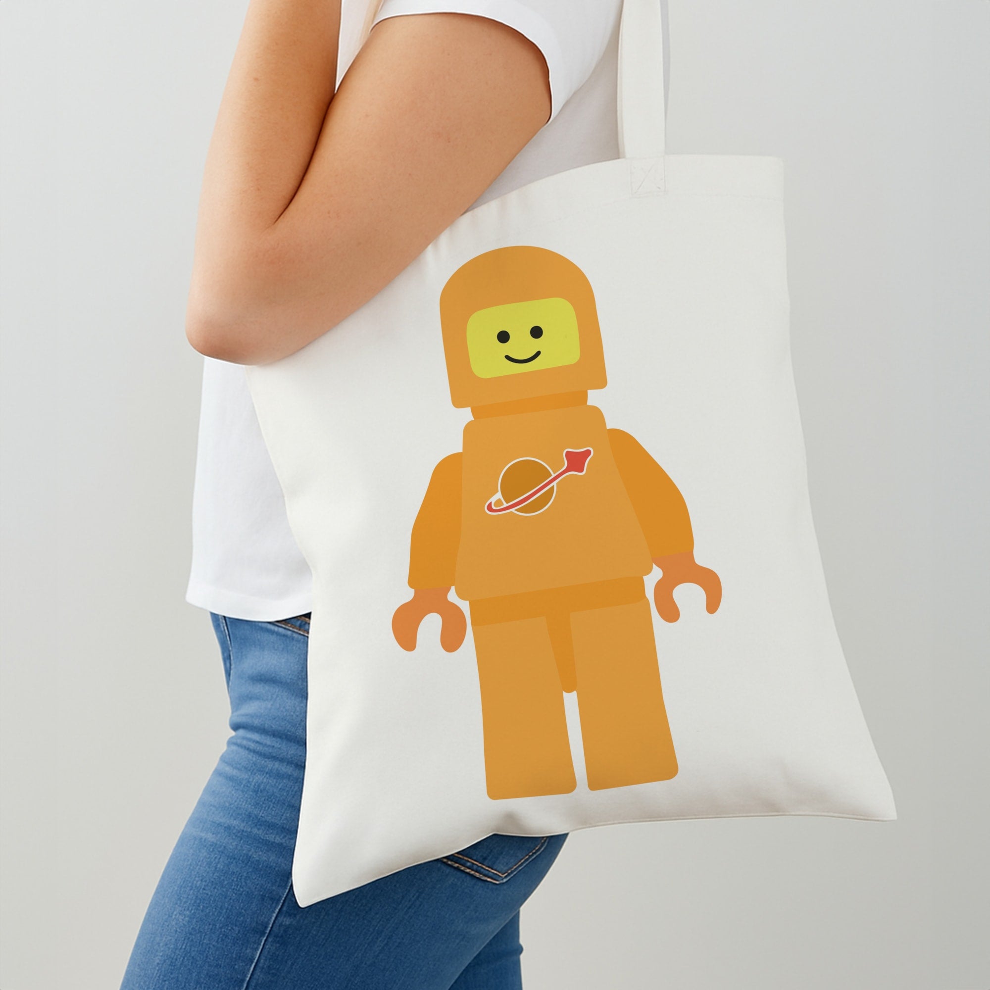 Astronaut - Bricks Tote Bag