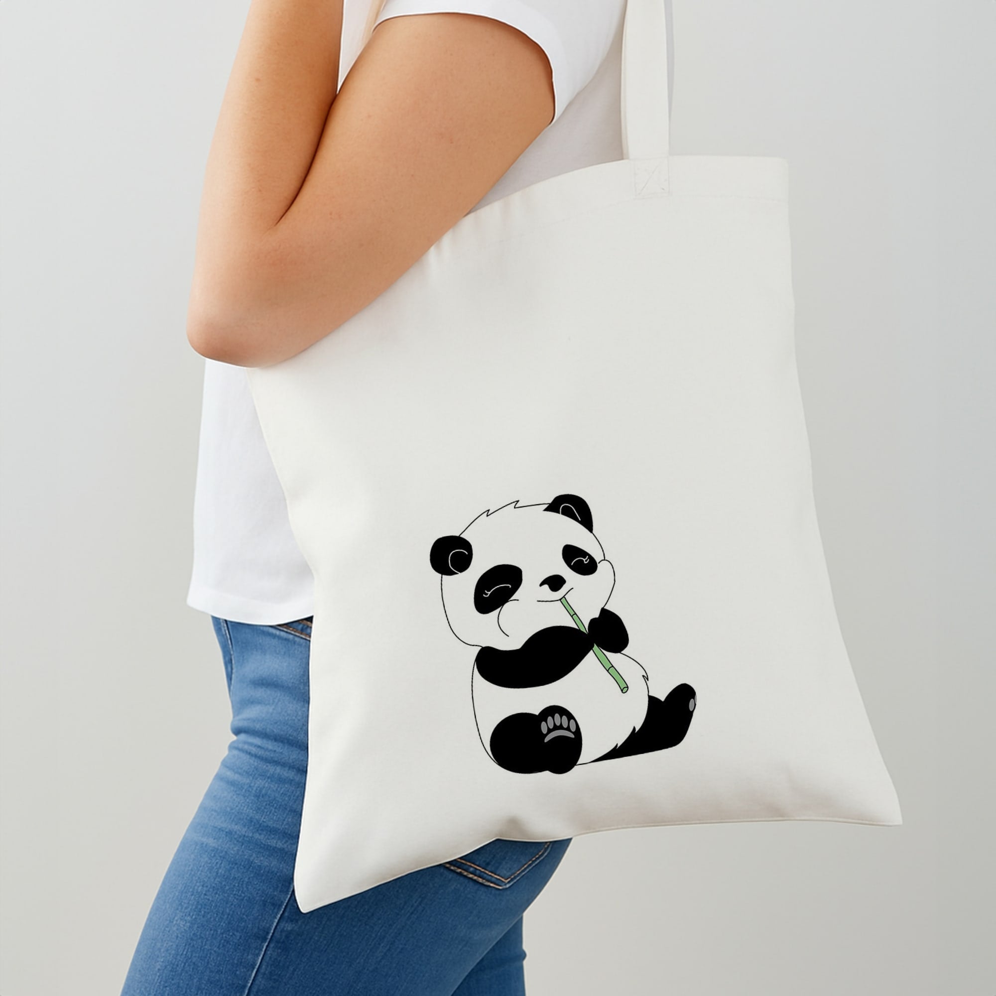 Vegan Panda Shoulder Bag