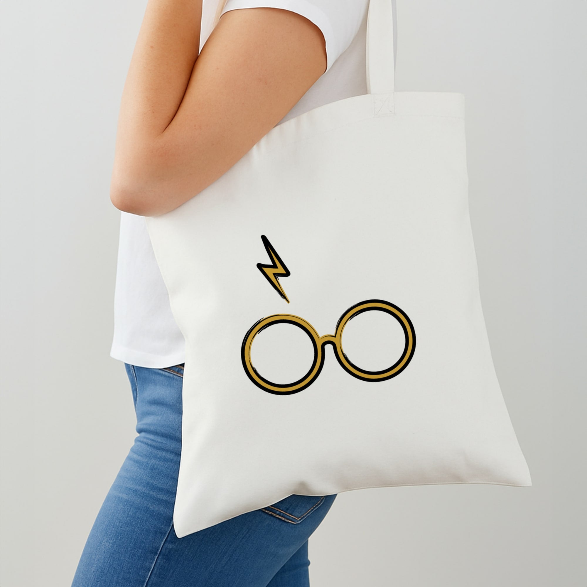 Glasses & Scar Shoulder Bag