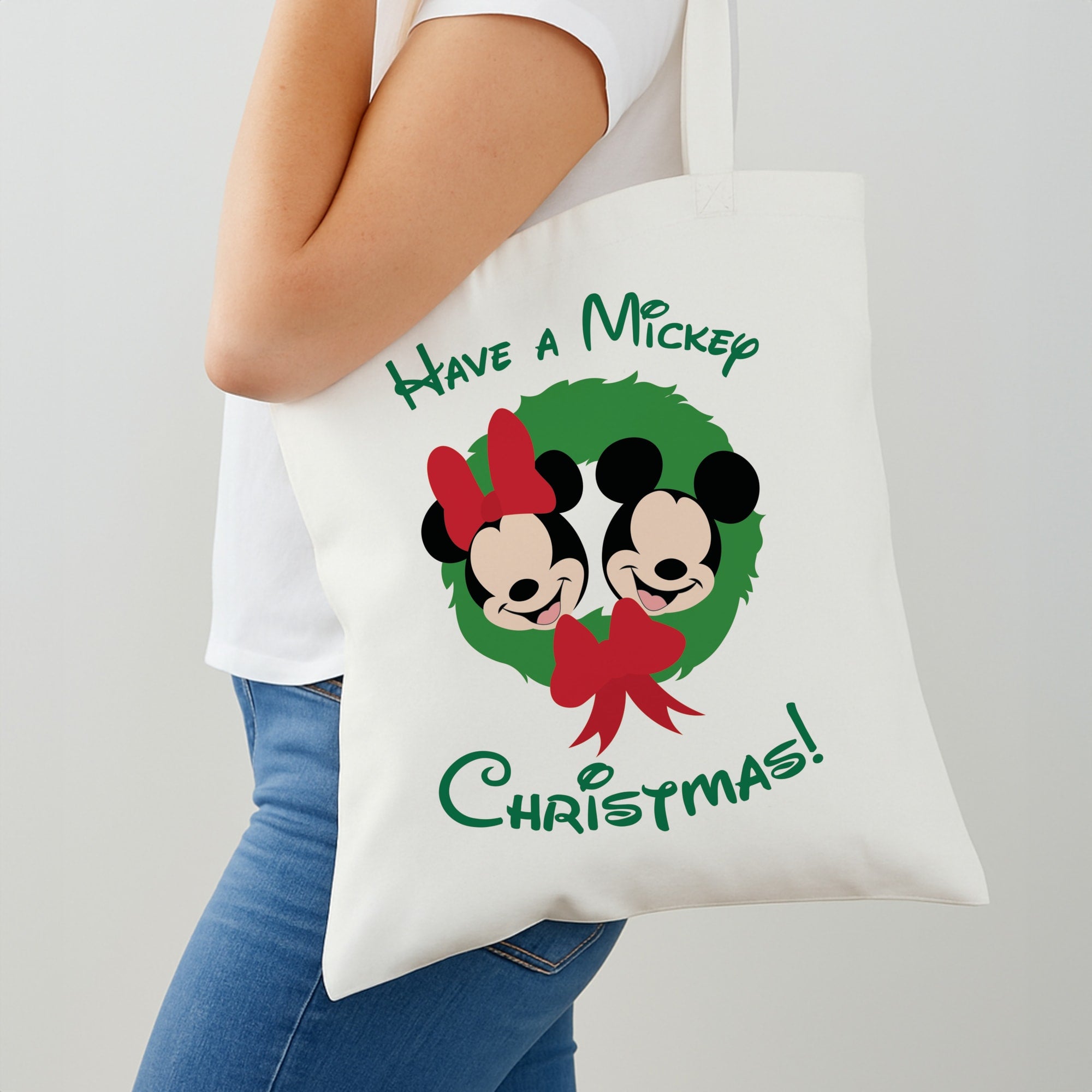 Have A Mickey Christmas Shoulder Bag