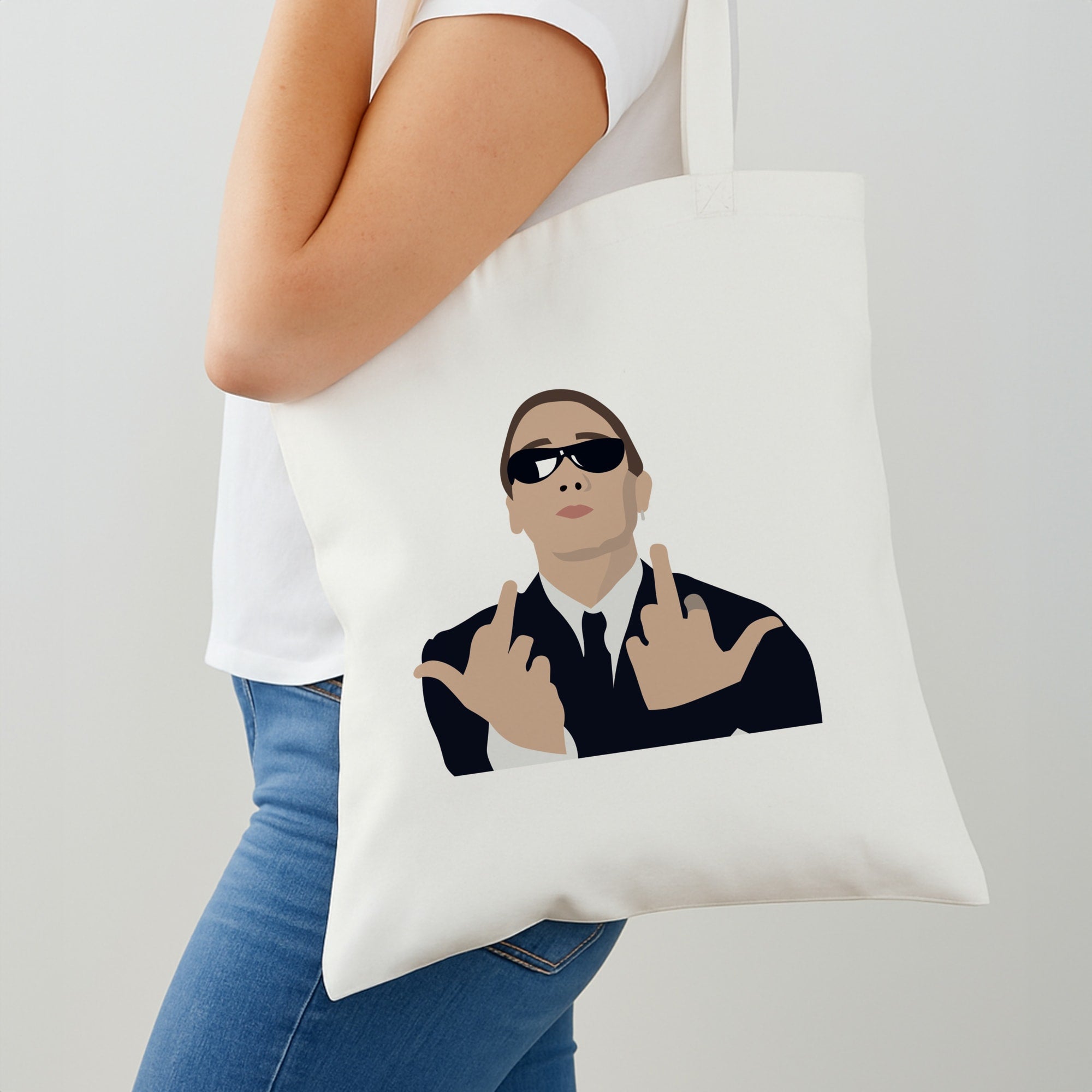 Middle Finger Tote Bag