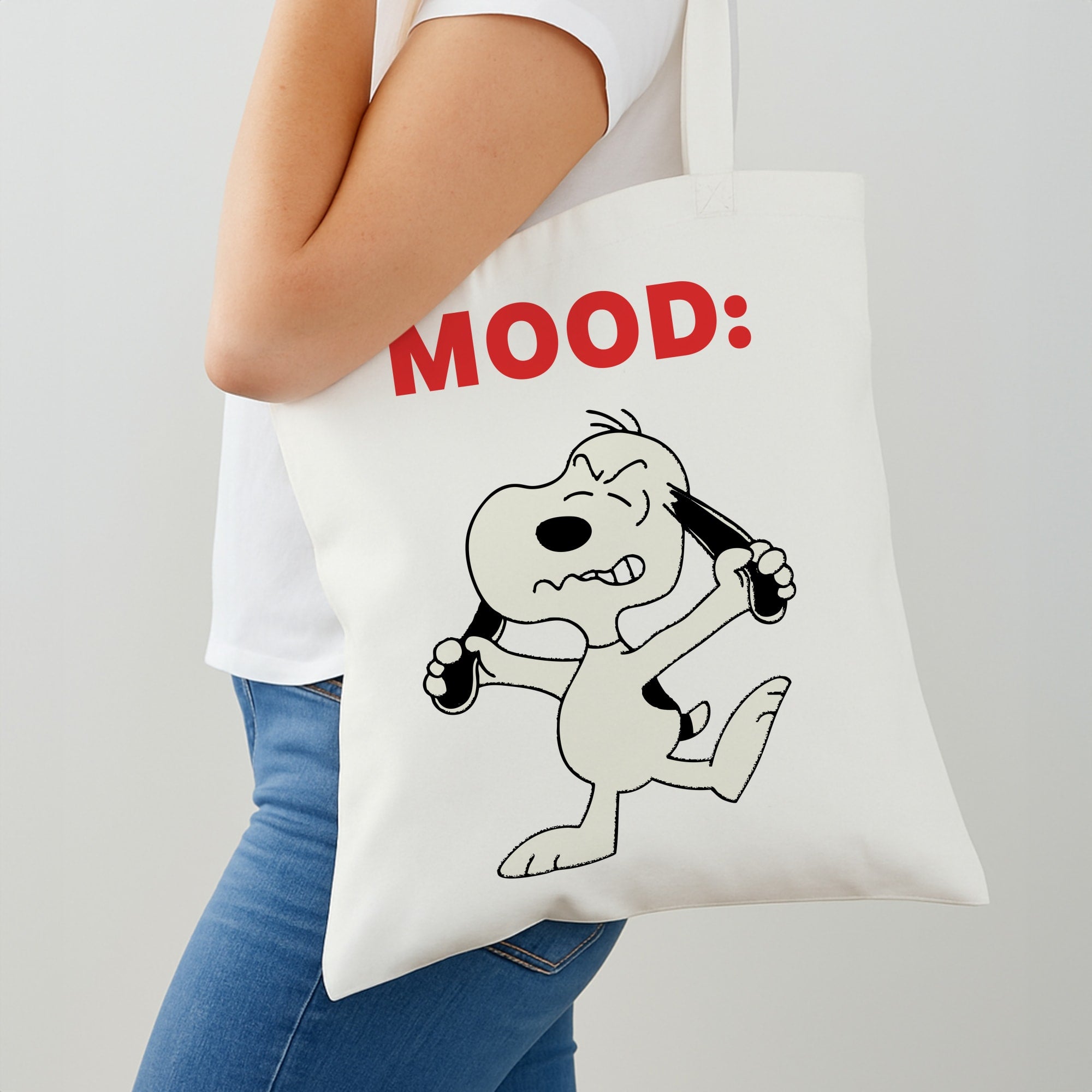 Mood Cartoon Beagle  Shoulder Bag
