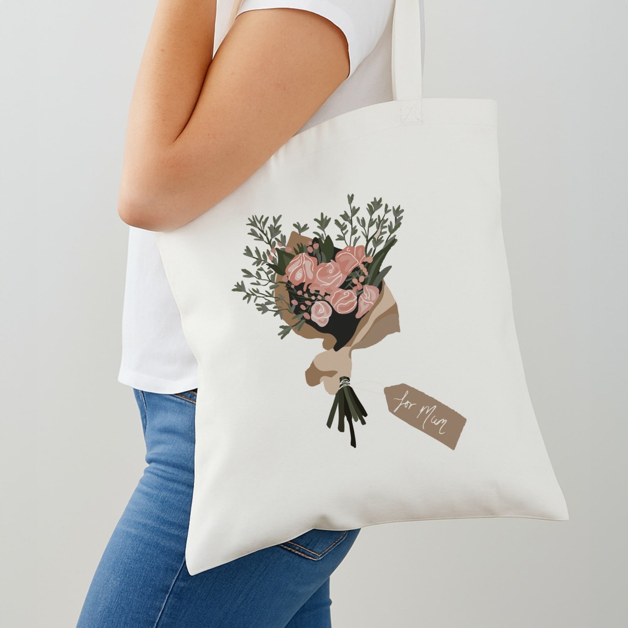 Mum Bouquet - Mother's Day Shoulder Bag
