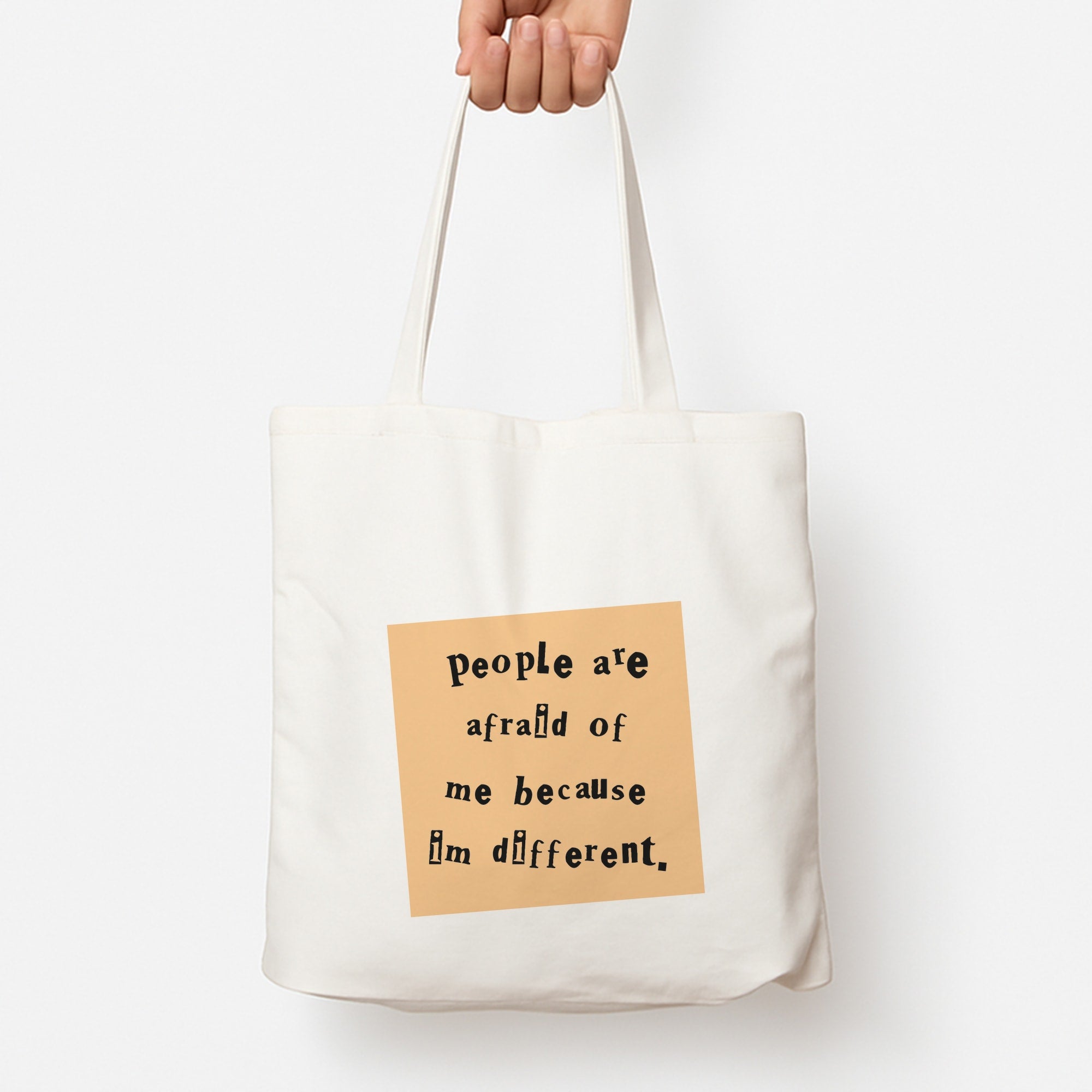 People Are Afraid Of Me - Scissorhands Tote Bag