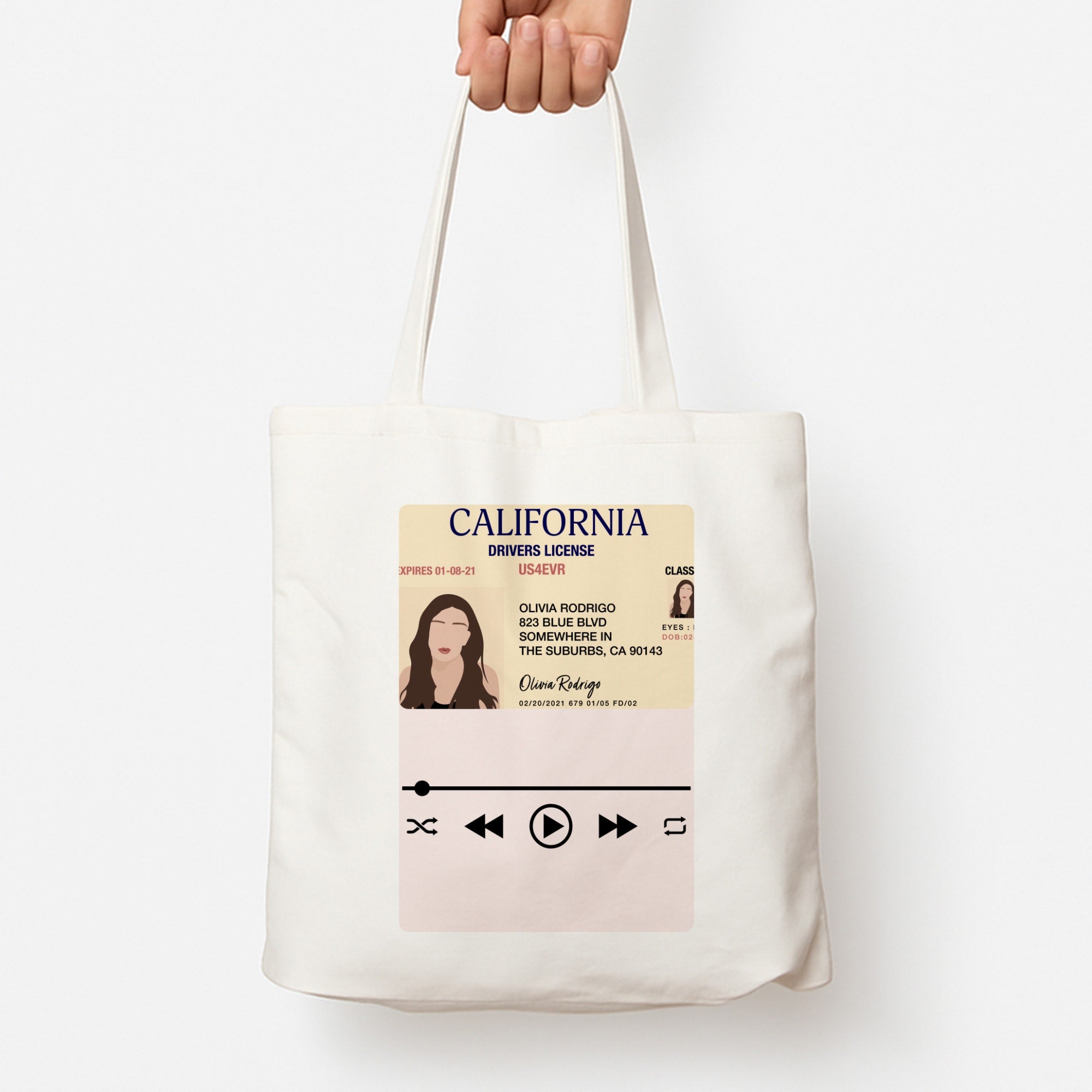 Drivers License - Olivia TikTok Tote Bag