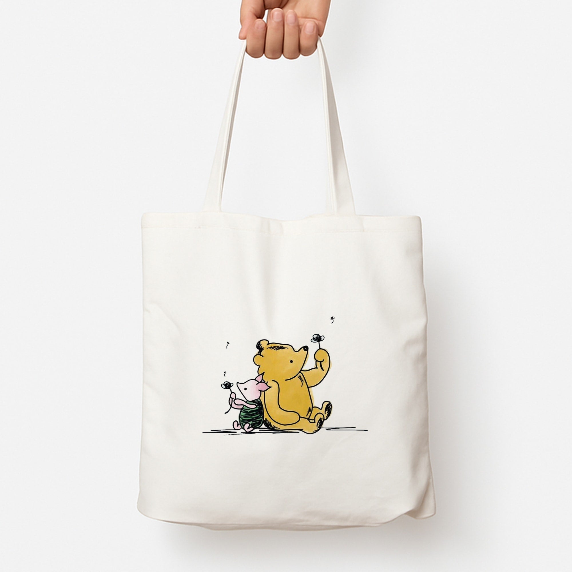 Winnie & Pig Tote Bag