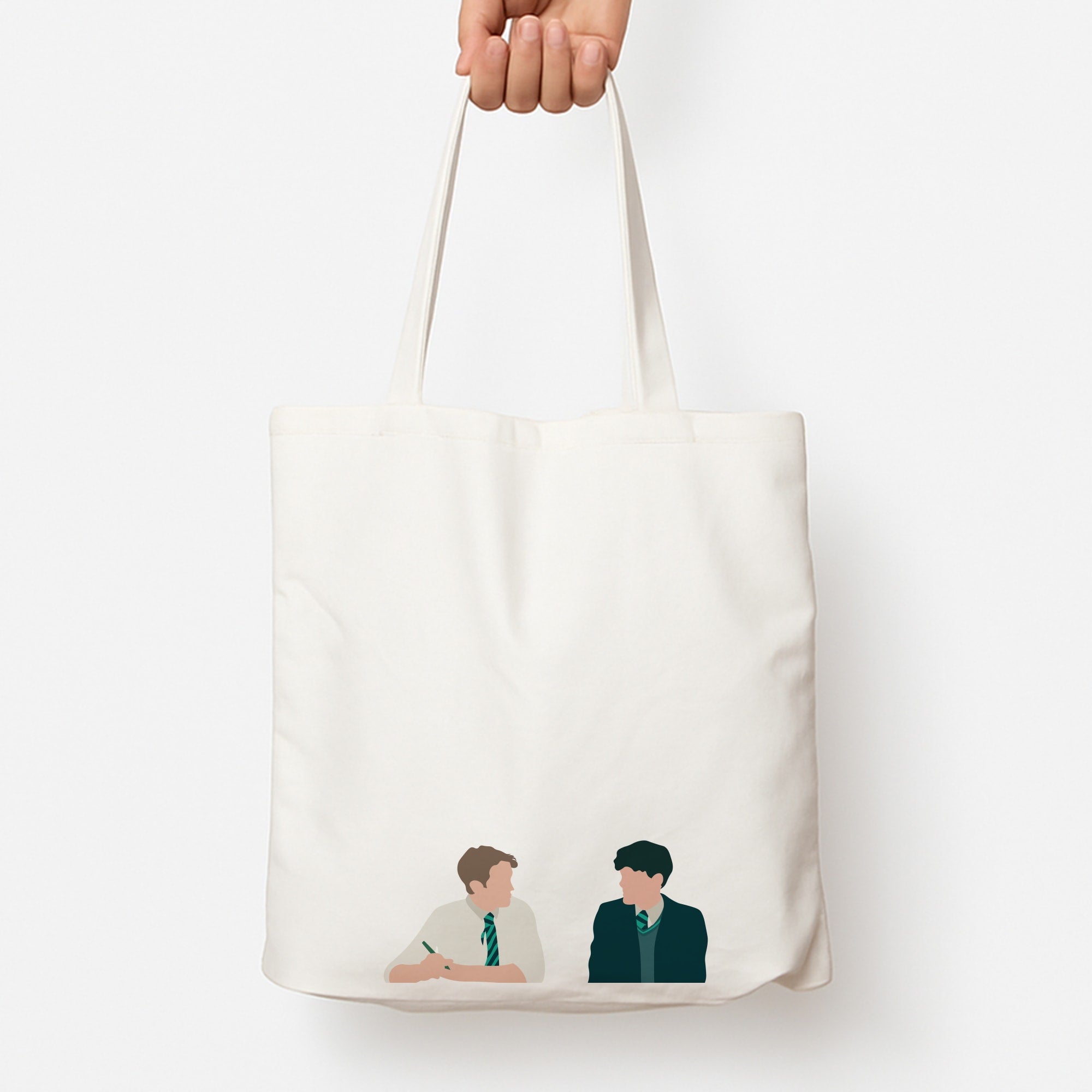 Blue And Yellow - Heart TV Tote Bag