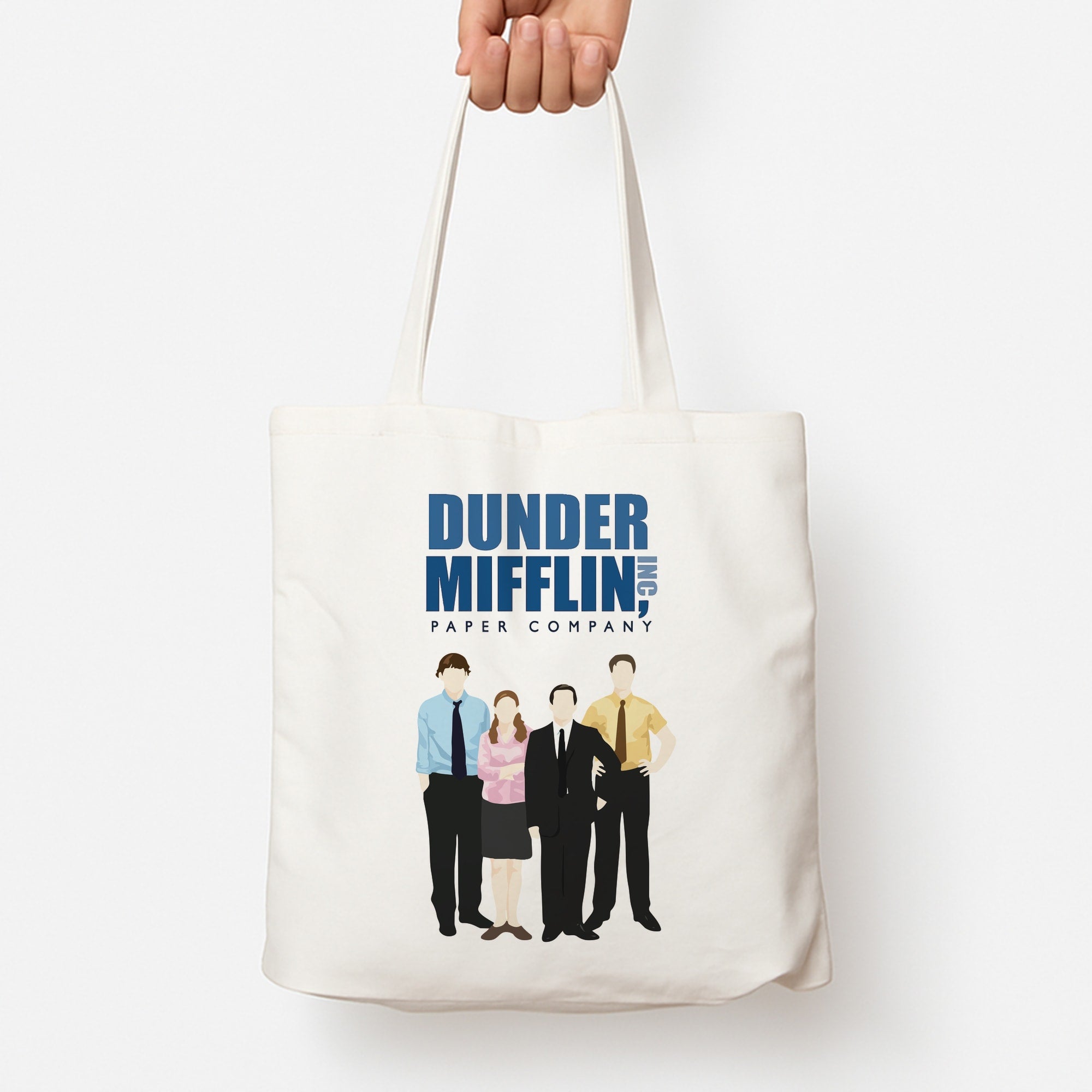 Office Cartoon - Dunder Mifflin Tote Bag