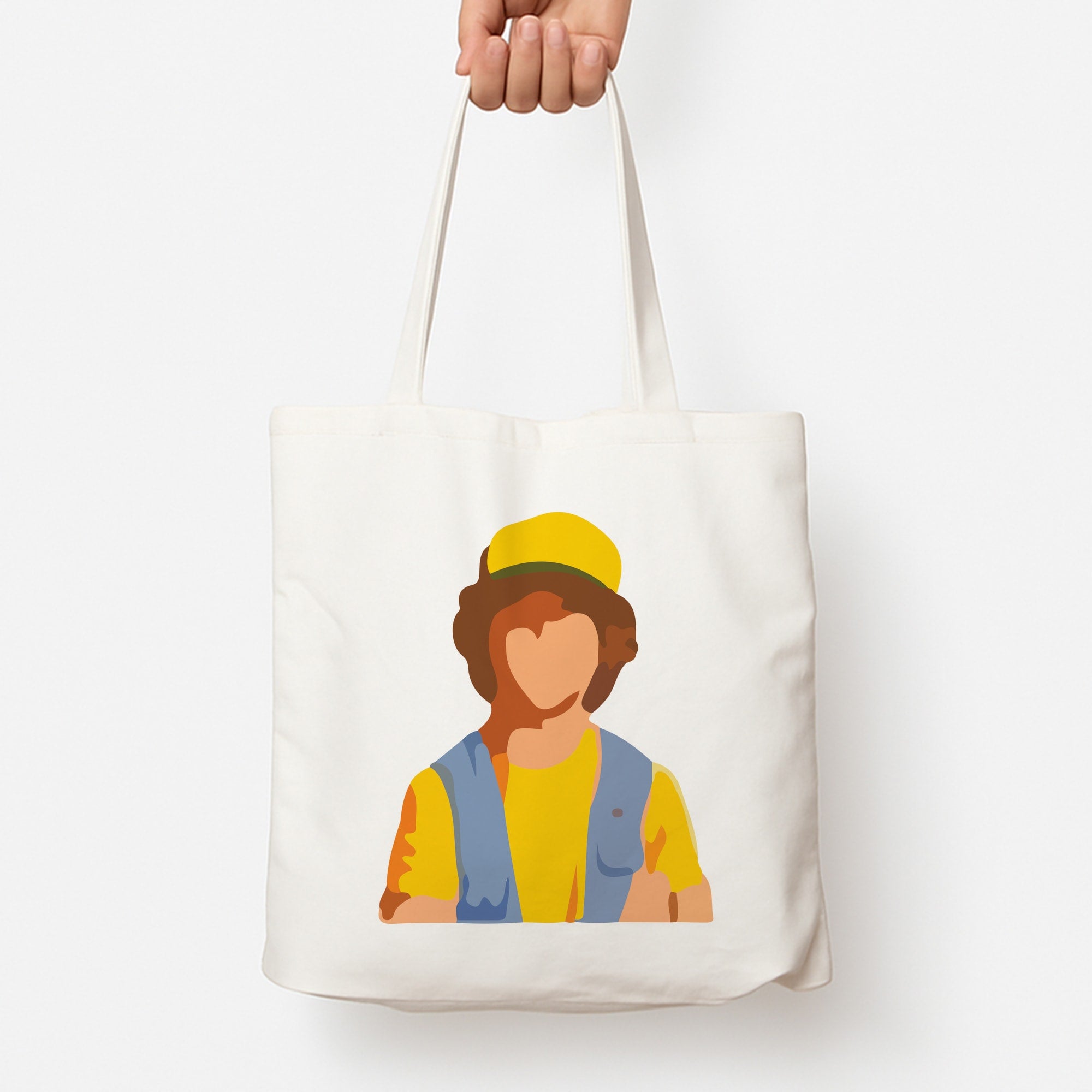Faceless Dustin - Stranger Things Tote Bag