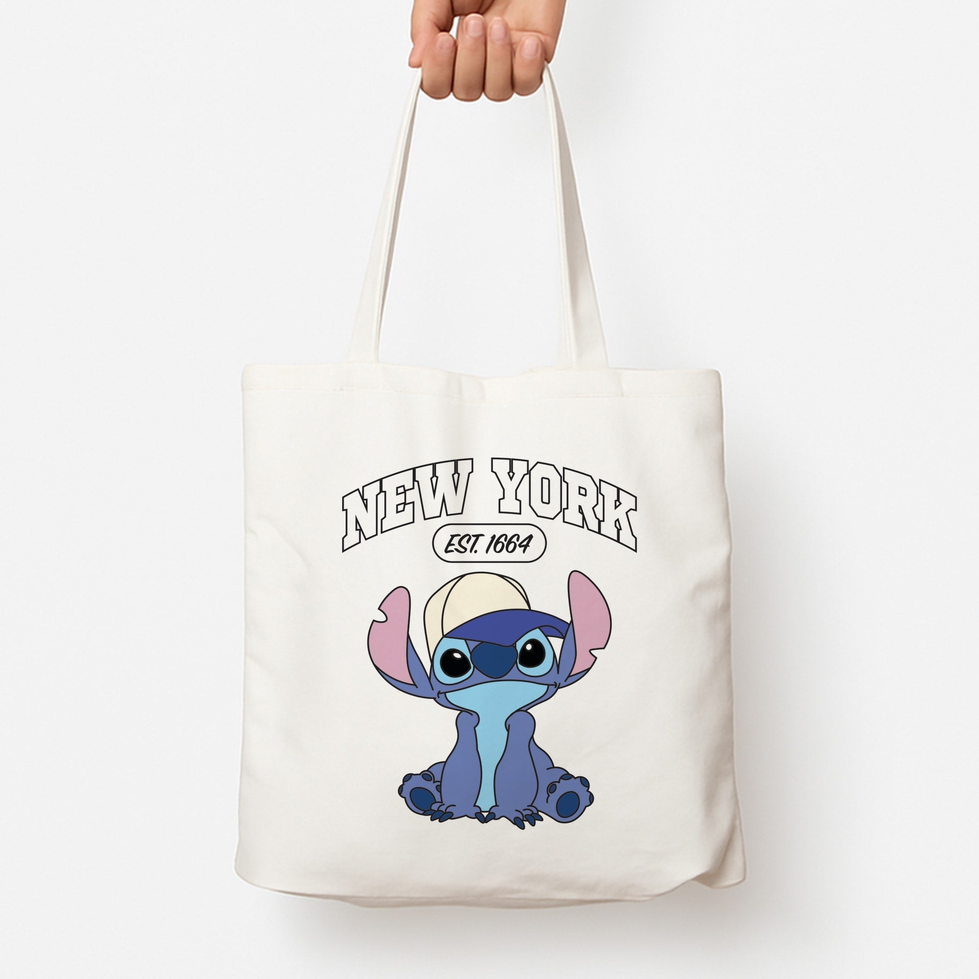 New York Blue Alien Tote Bag
