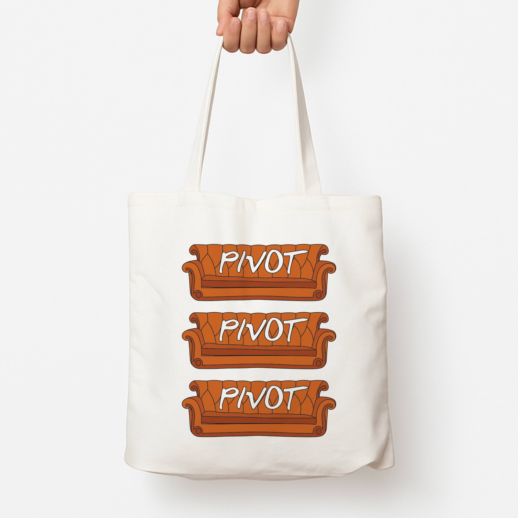 Sitcom Couches Pivot Tote Bag