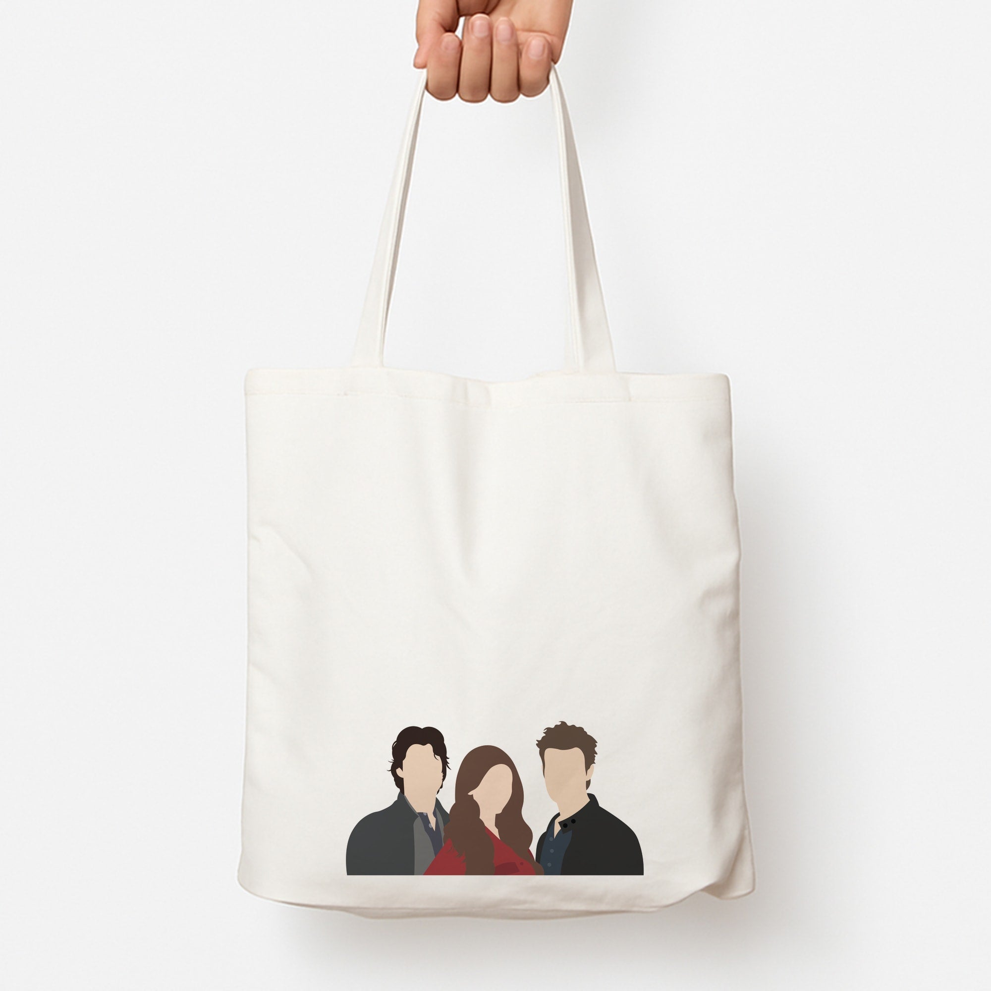 Elena, Damon And Stefan - VD Tote Bag