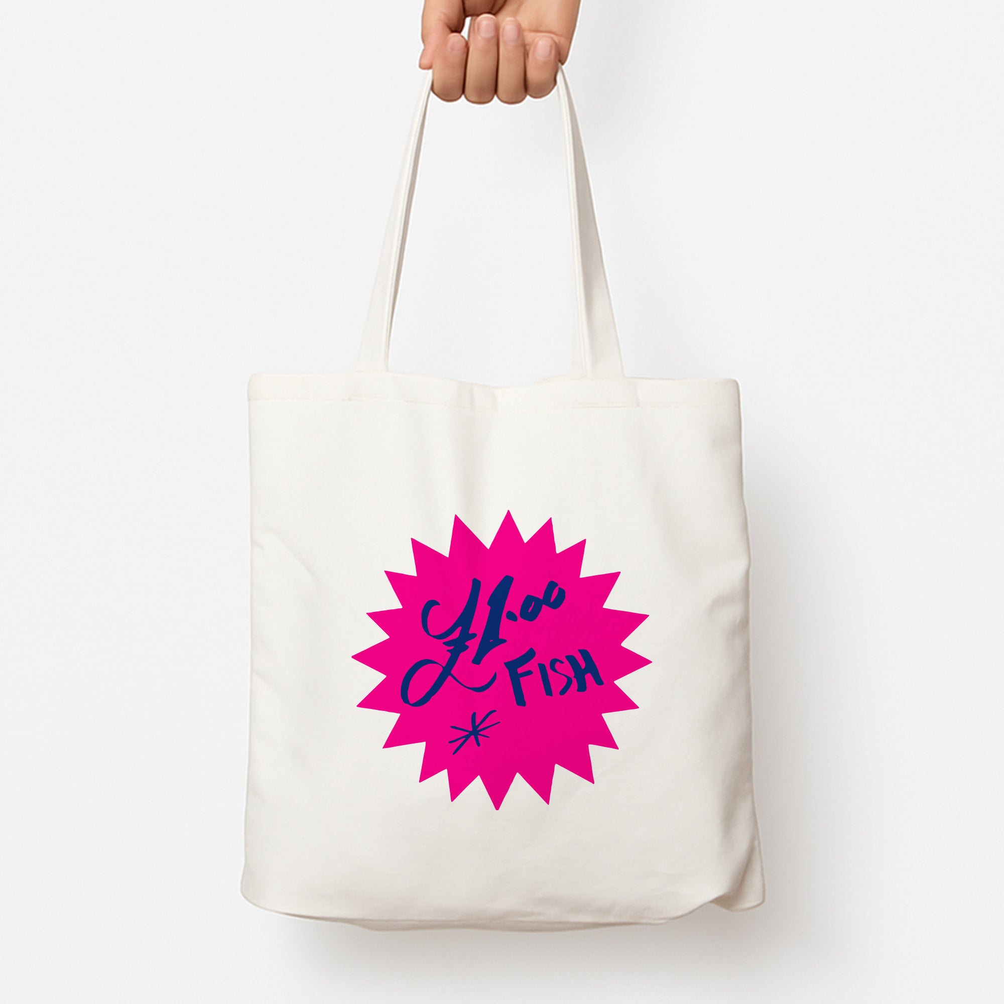 One Pound Fish - British Pop Culture Tote Bag