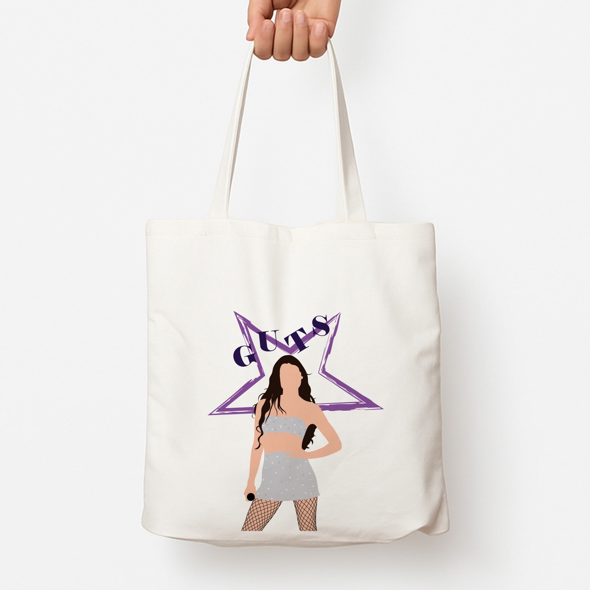 Dark Purple Olivia Tote Bag