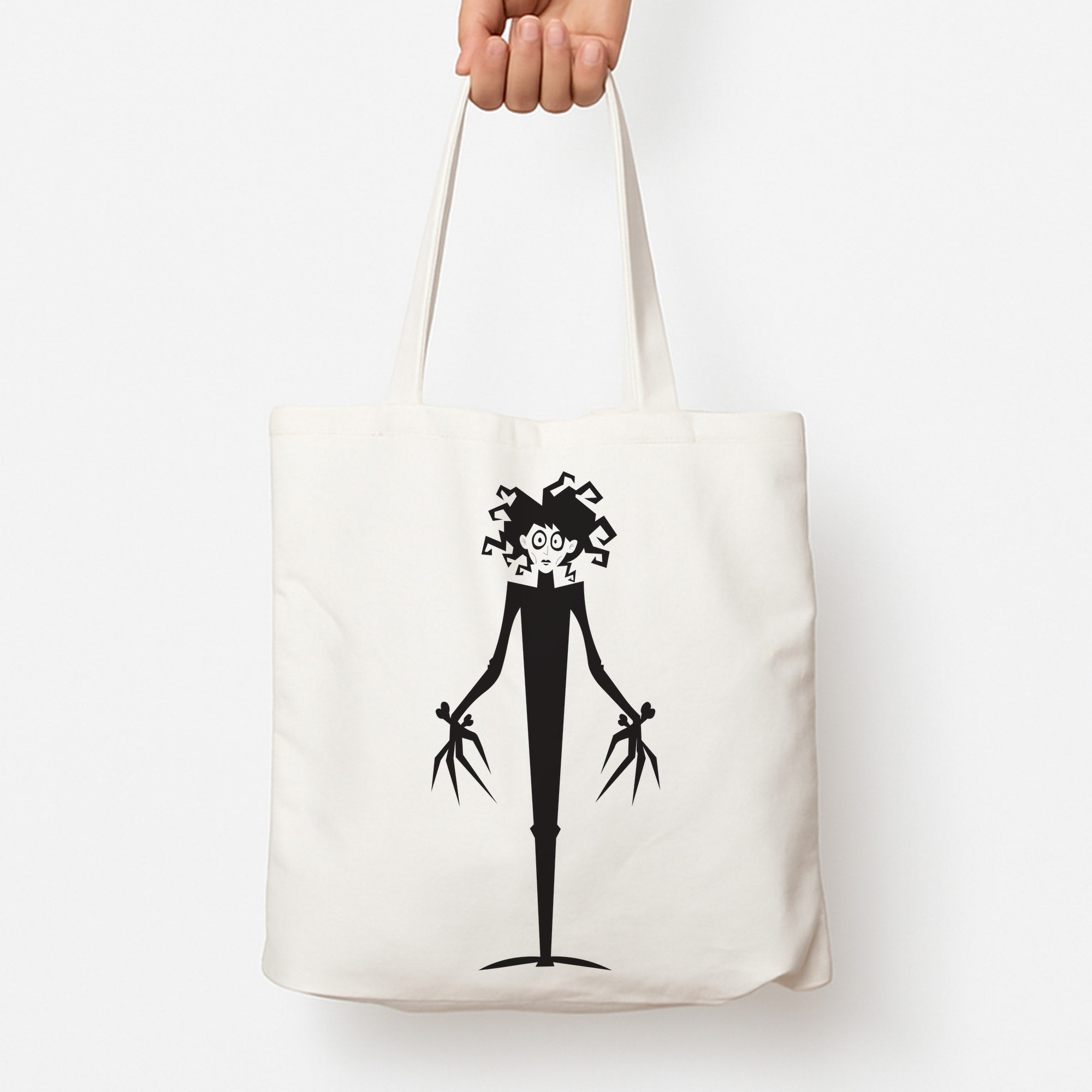 Cartoon - Scissorhands Tote Bag