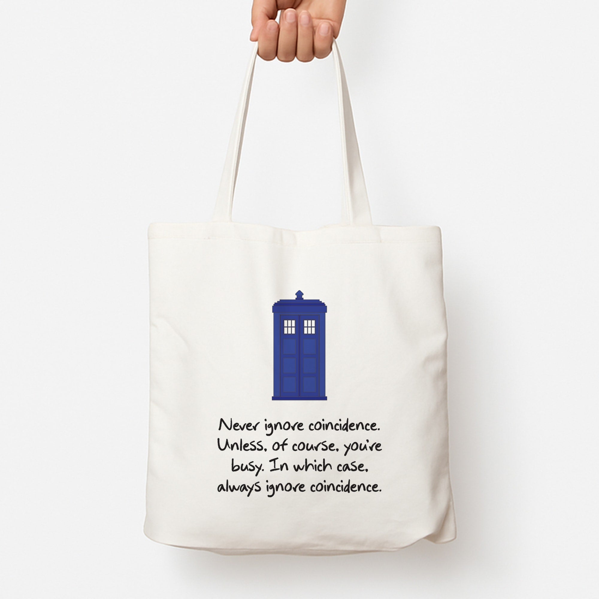 Never Ignore Coincidence Tote Bag