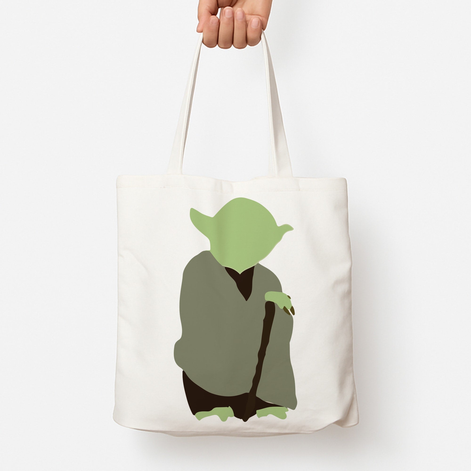 Yoda Faceless Tote Bag