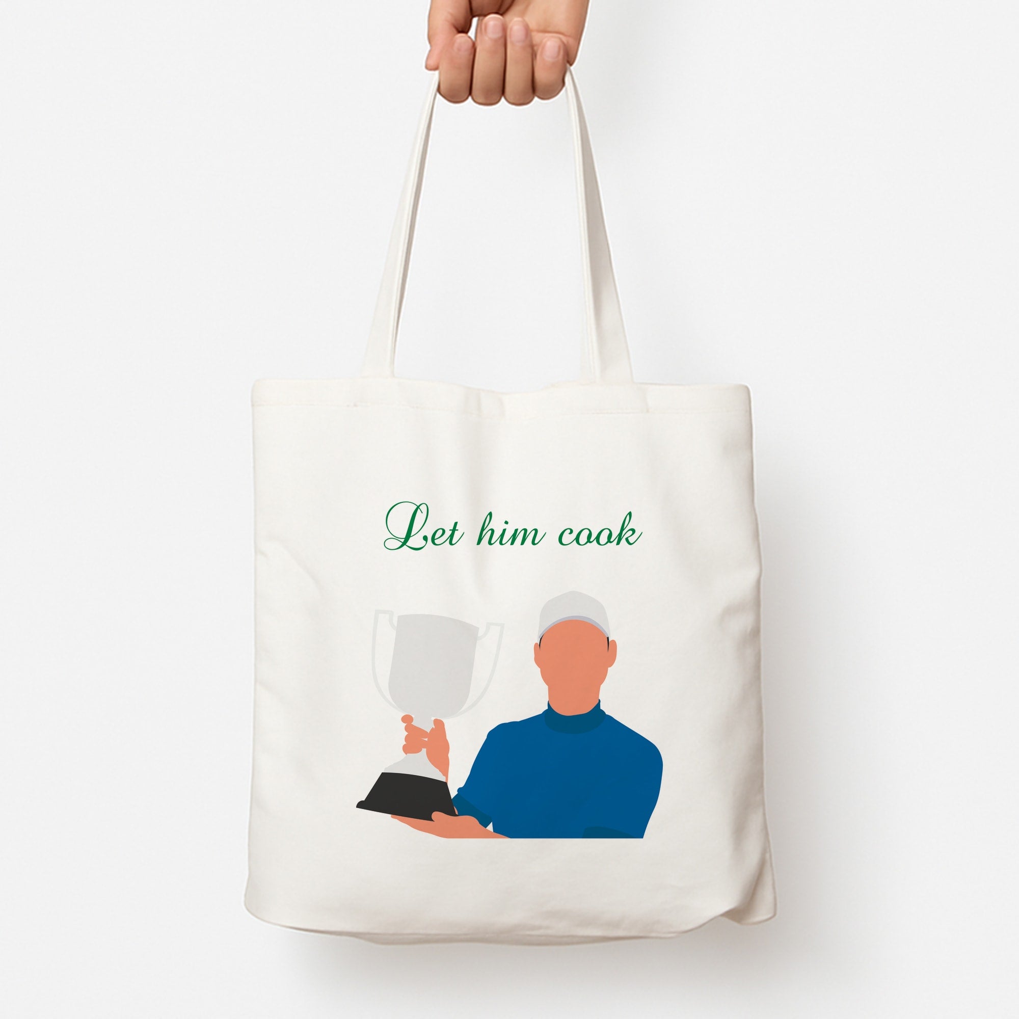 Let Him Cook Tote Bag
