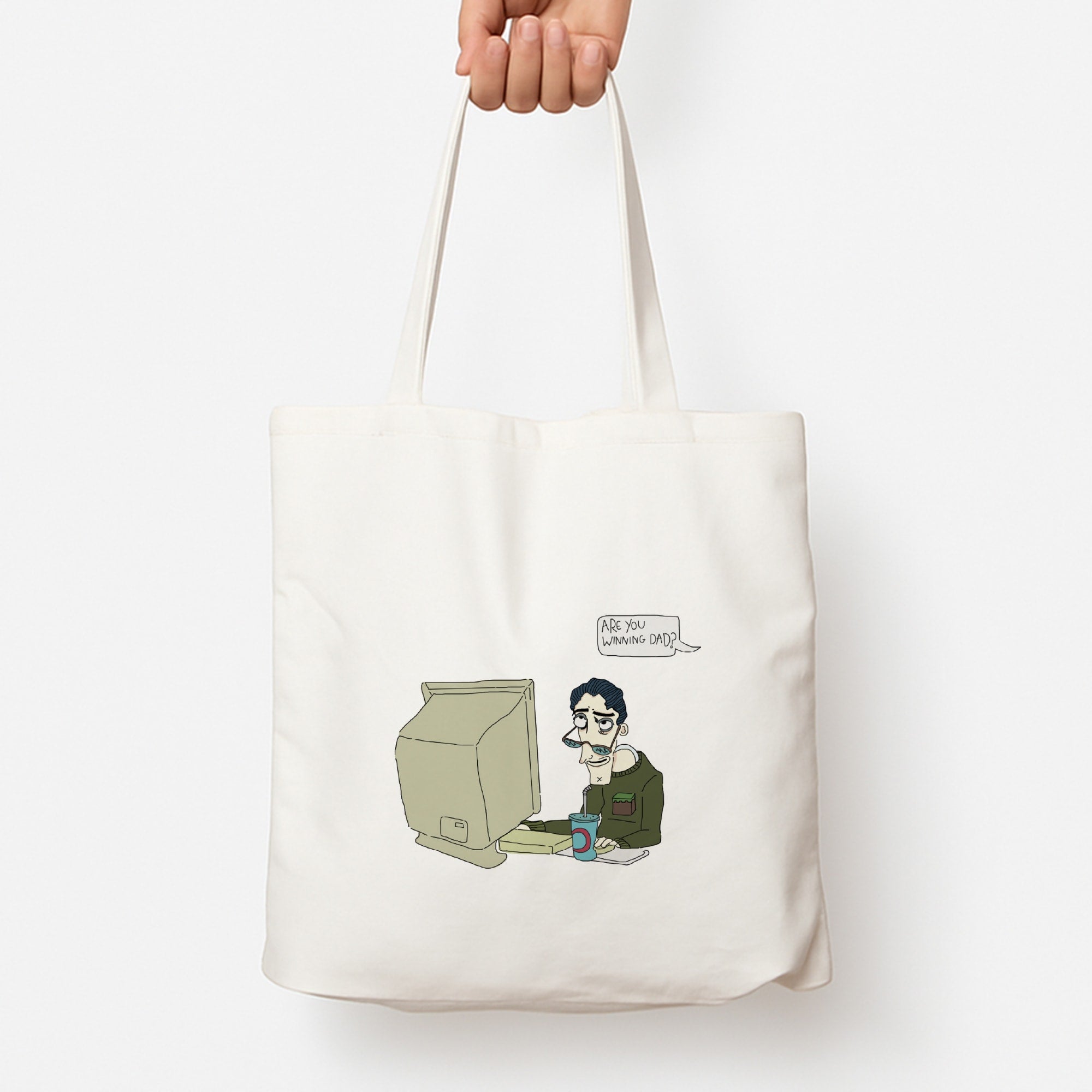 Are You Winning Dad Tote Bag