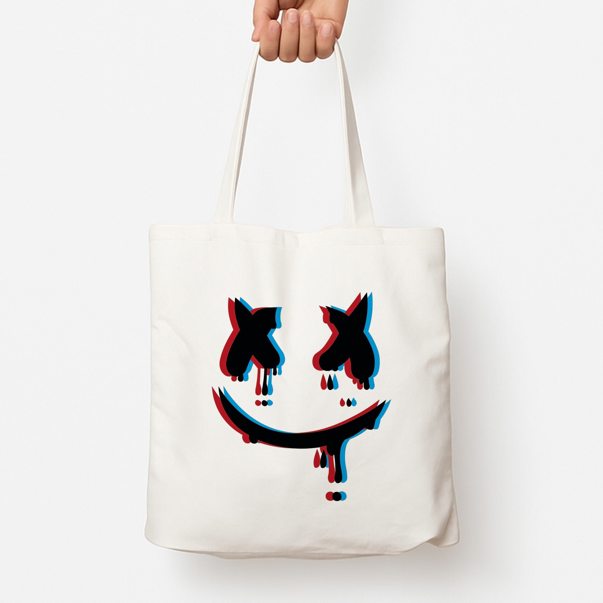 Blue Blur - White Helmet DJ Tote Bag