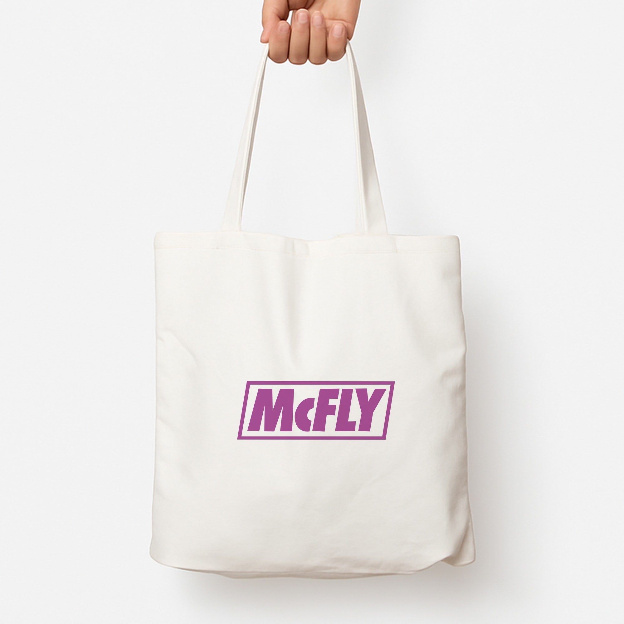 Yellow And Purple - McBand Tote Bag