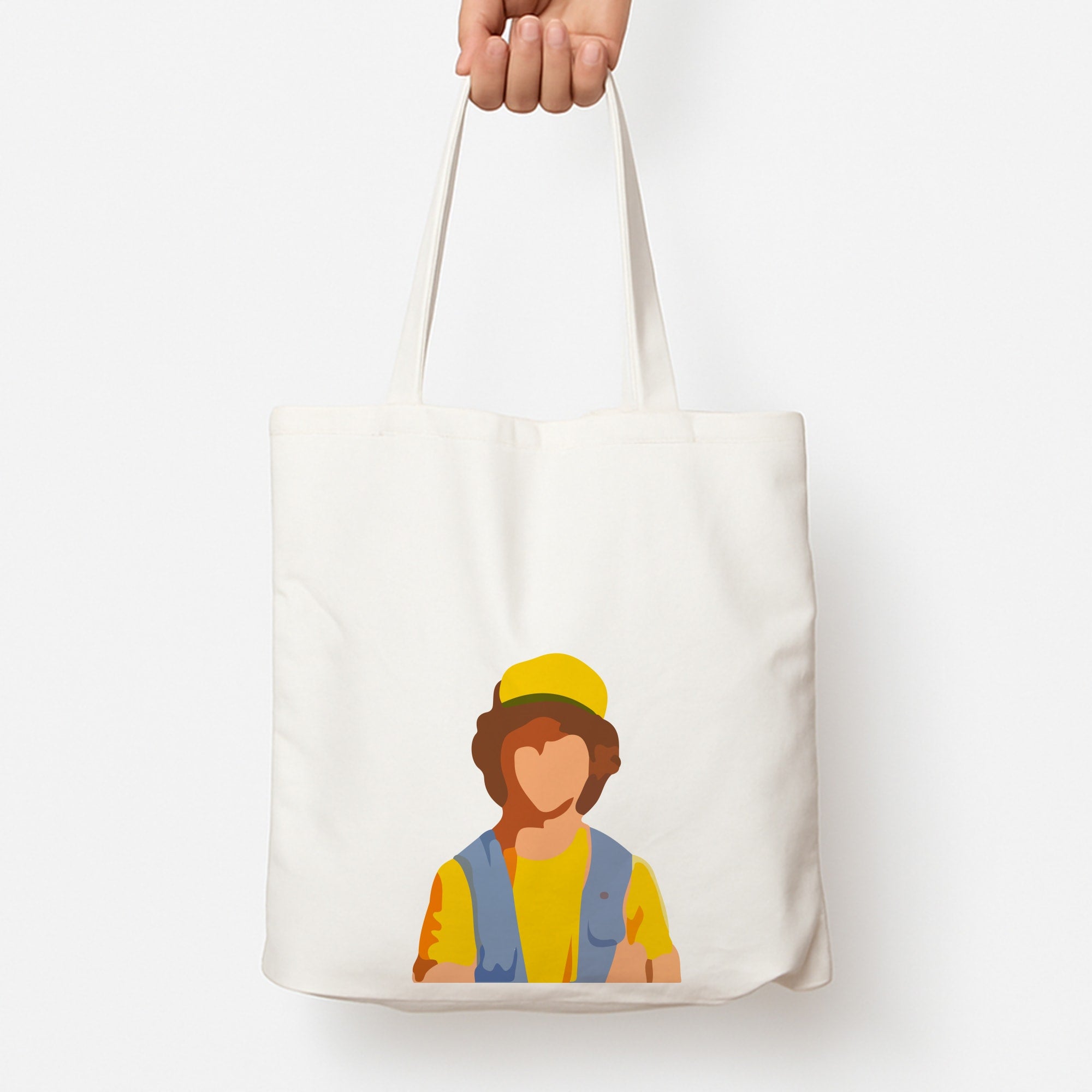 Faceless Dustin - Stranger Things Tote Bag