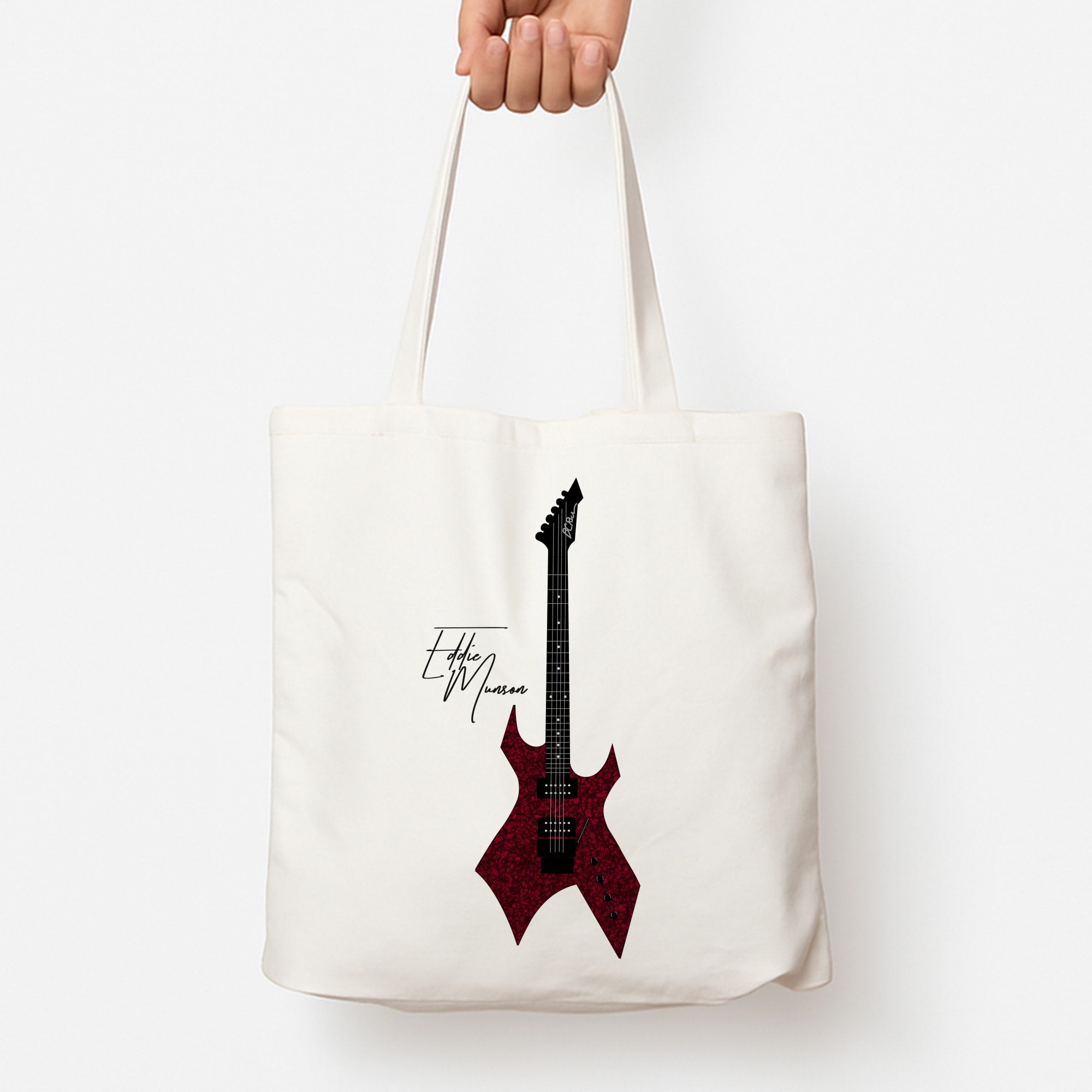 Eddie Munson Guitar Tote Bag