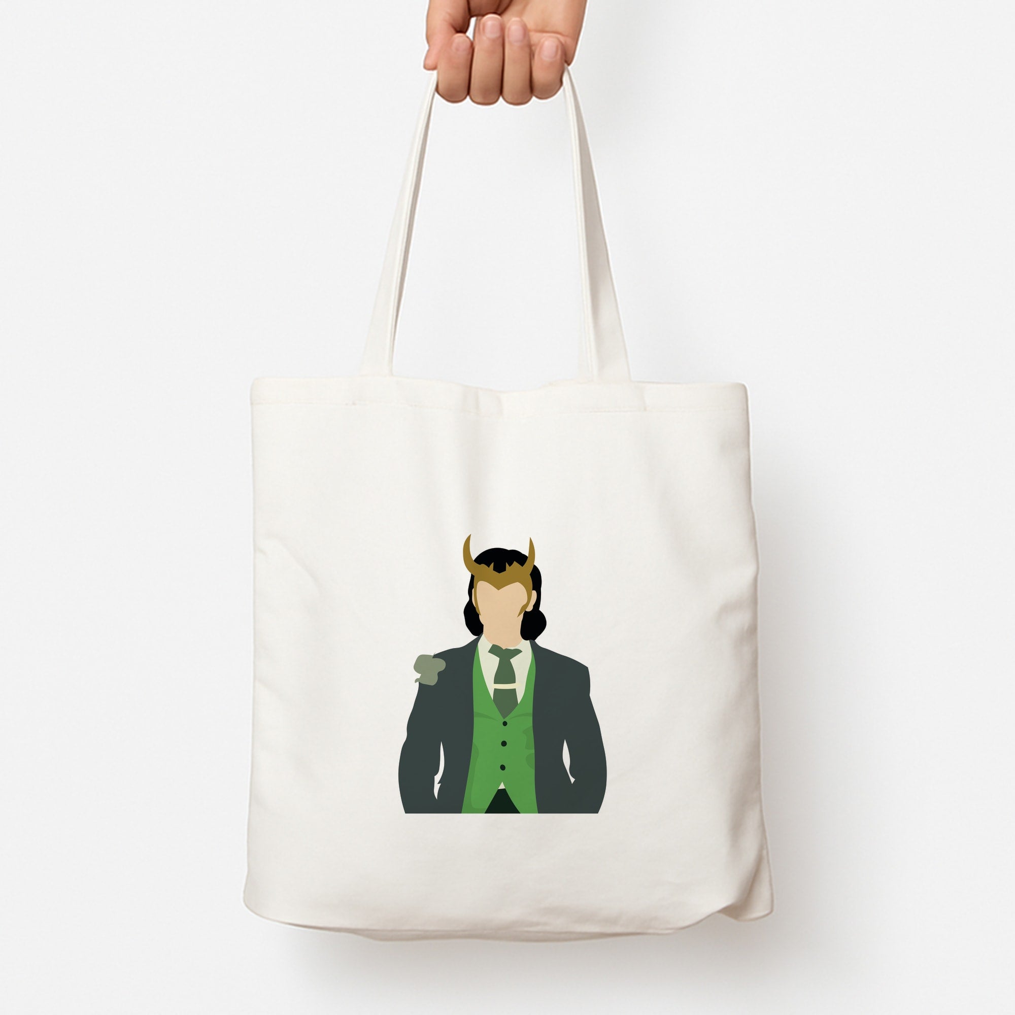 With Horns Tote Bag